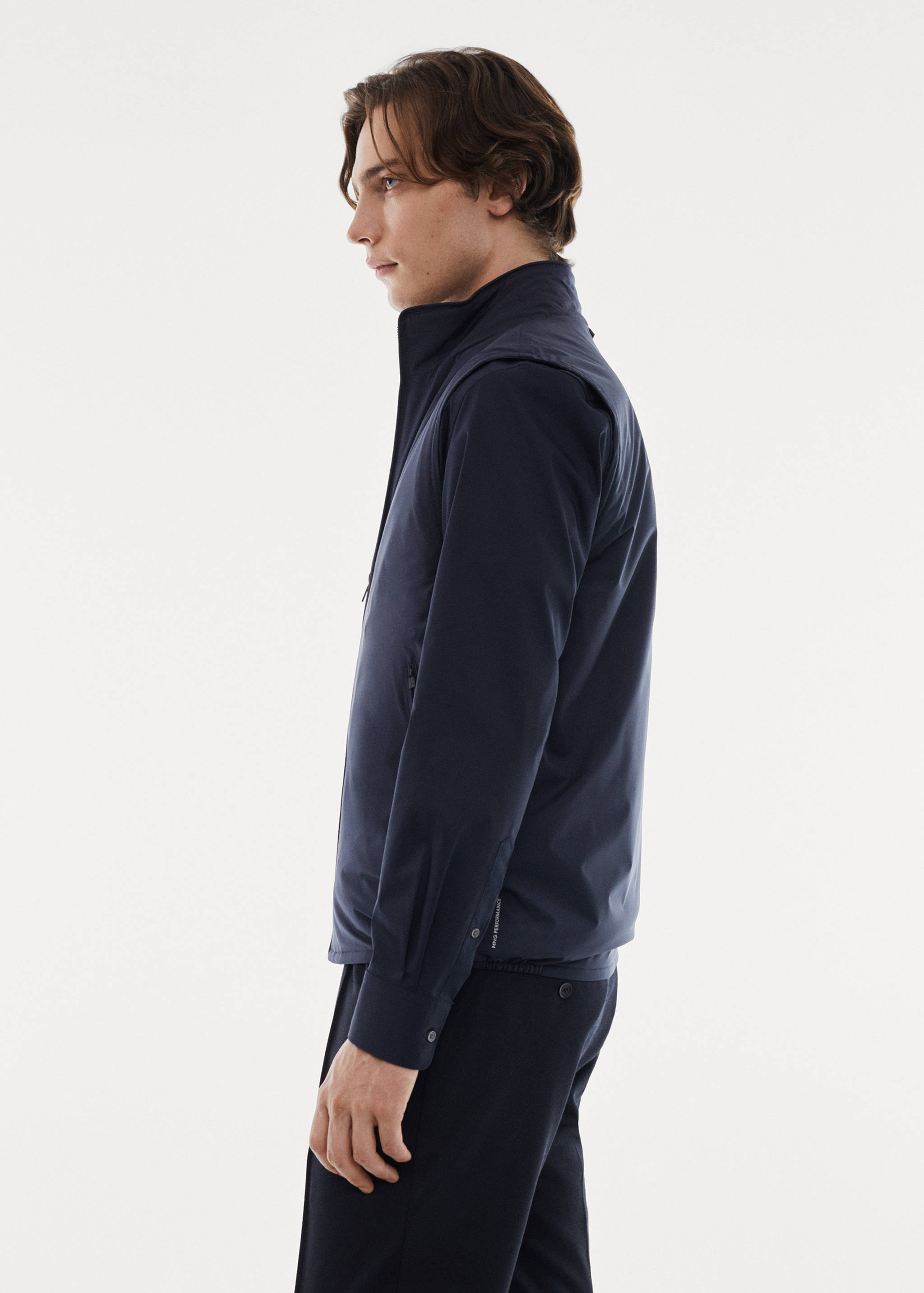 Lightweight quilted water-repellent quilted vest - Details of the article 2