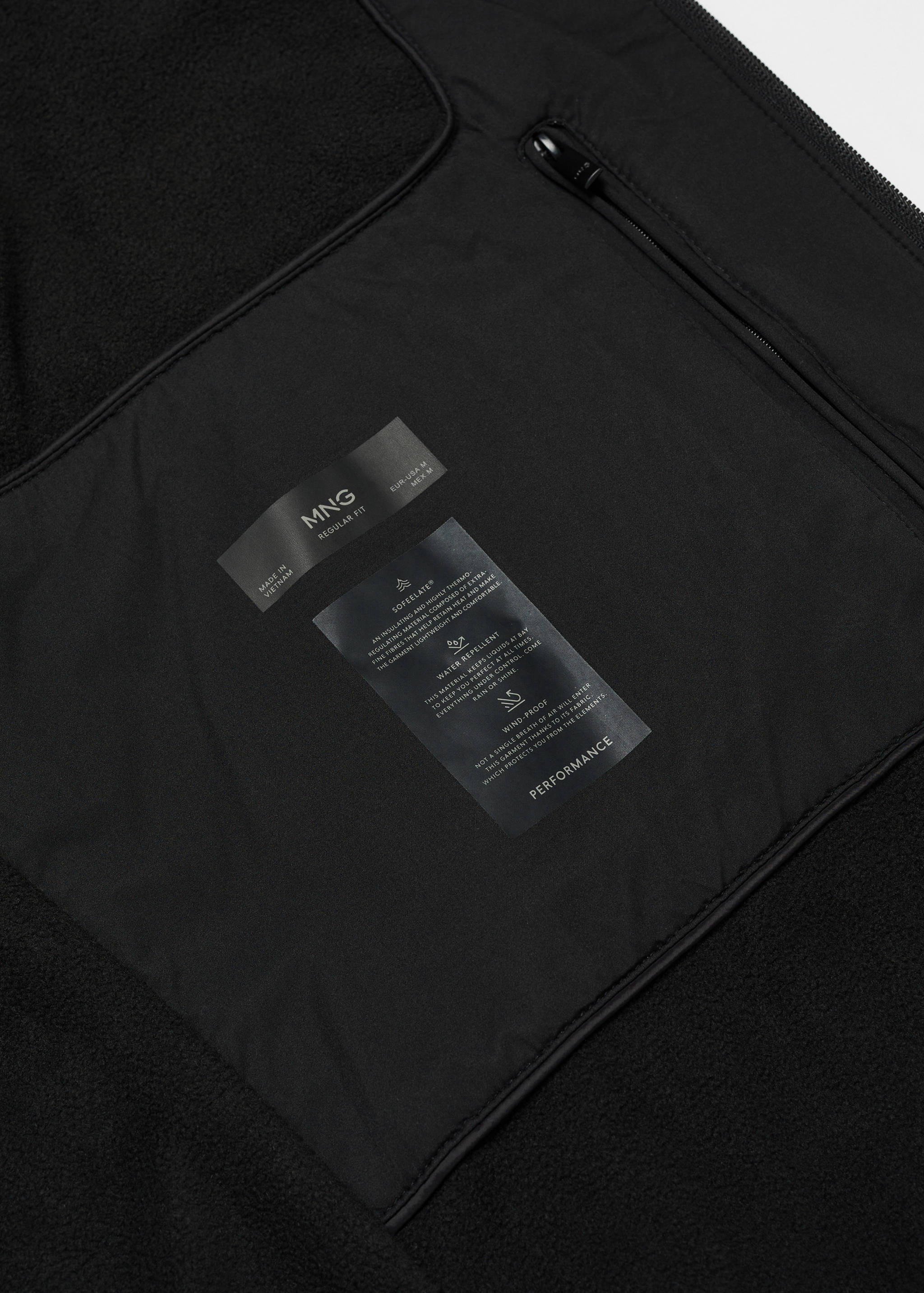 Lightweight quilted water-repellent quilted vest - Details of the article 8
