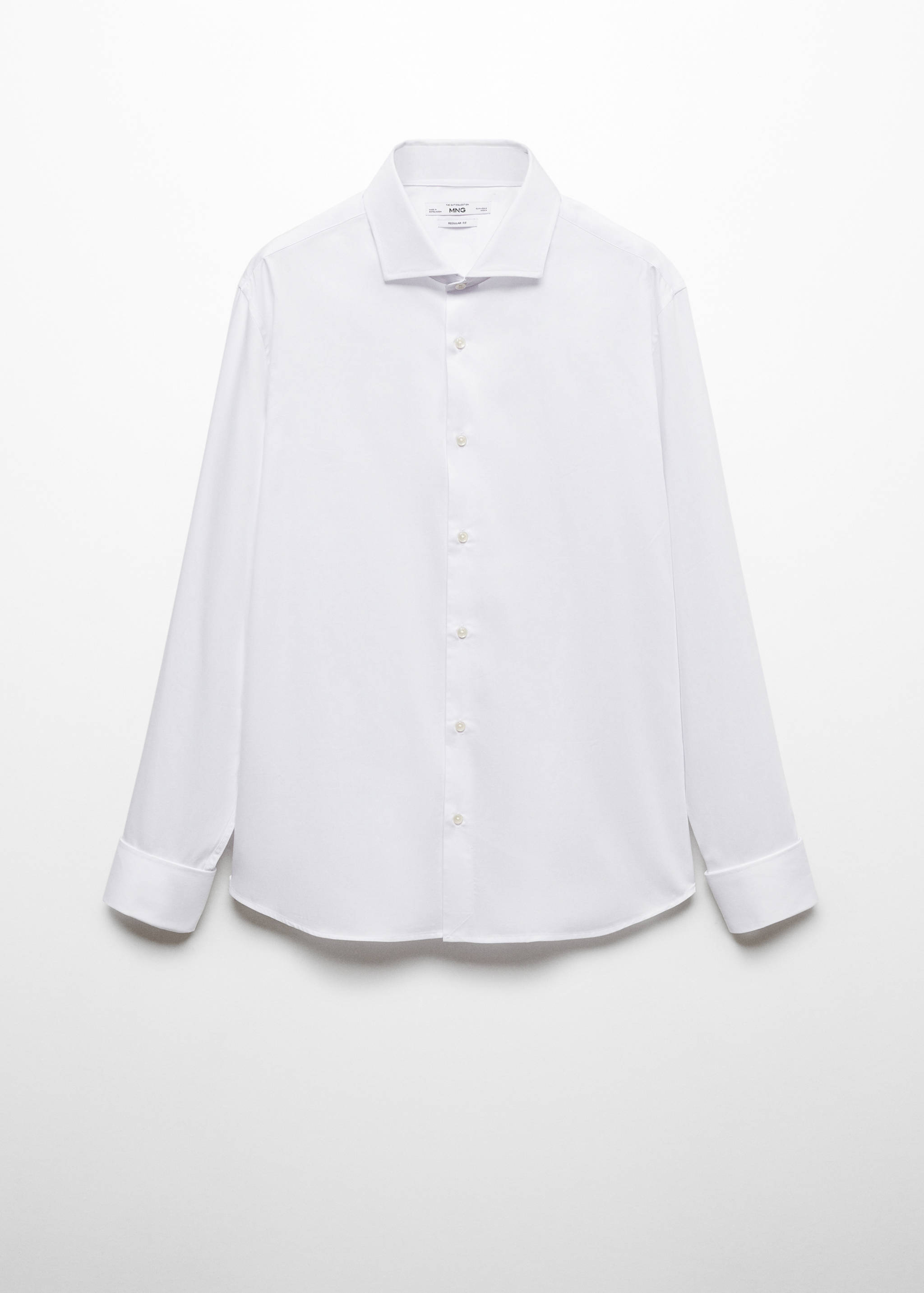 Regular-fit suit shirt with cufflinks - Article without model