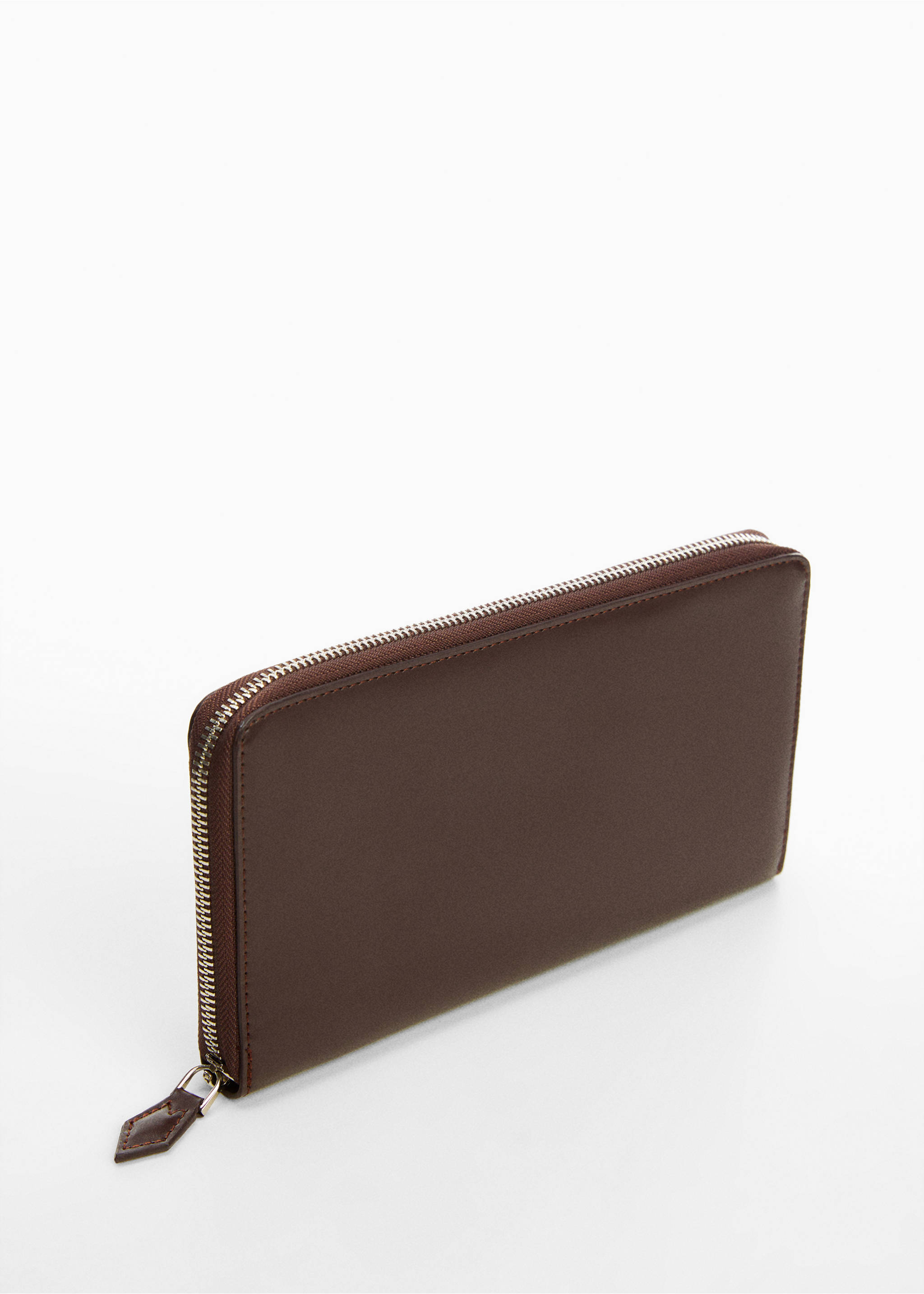 Anti-contactless card holder wallet - Medium plane, Chocolate. Ref: 67070636-00.