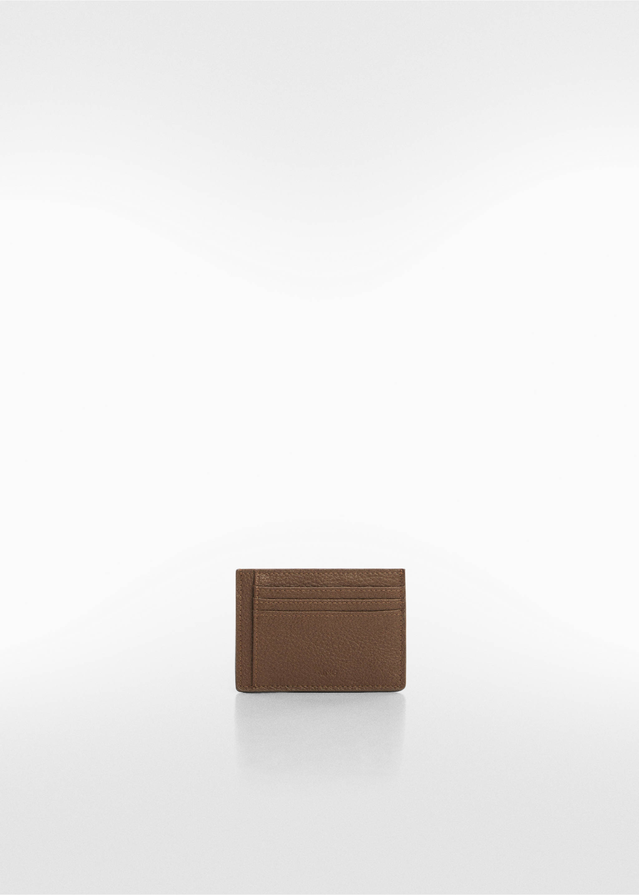 Anti-contactless peaked card holder - Article without model, Brown. Ref: 67070637-00.