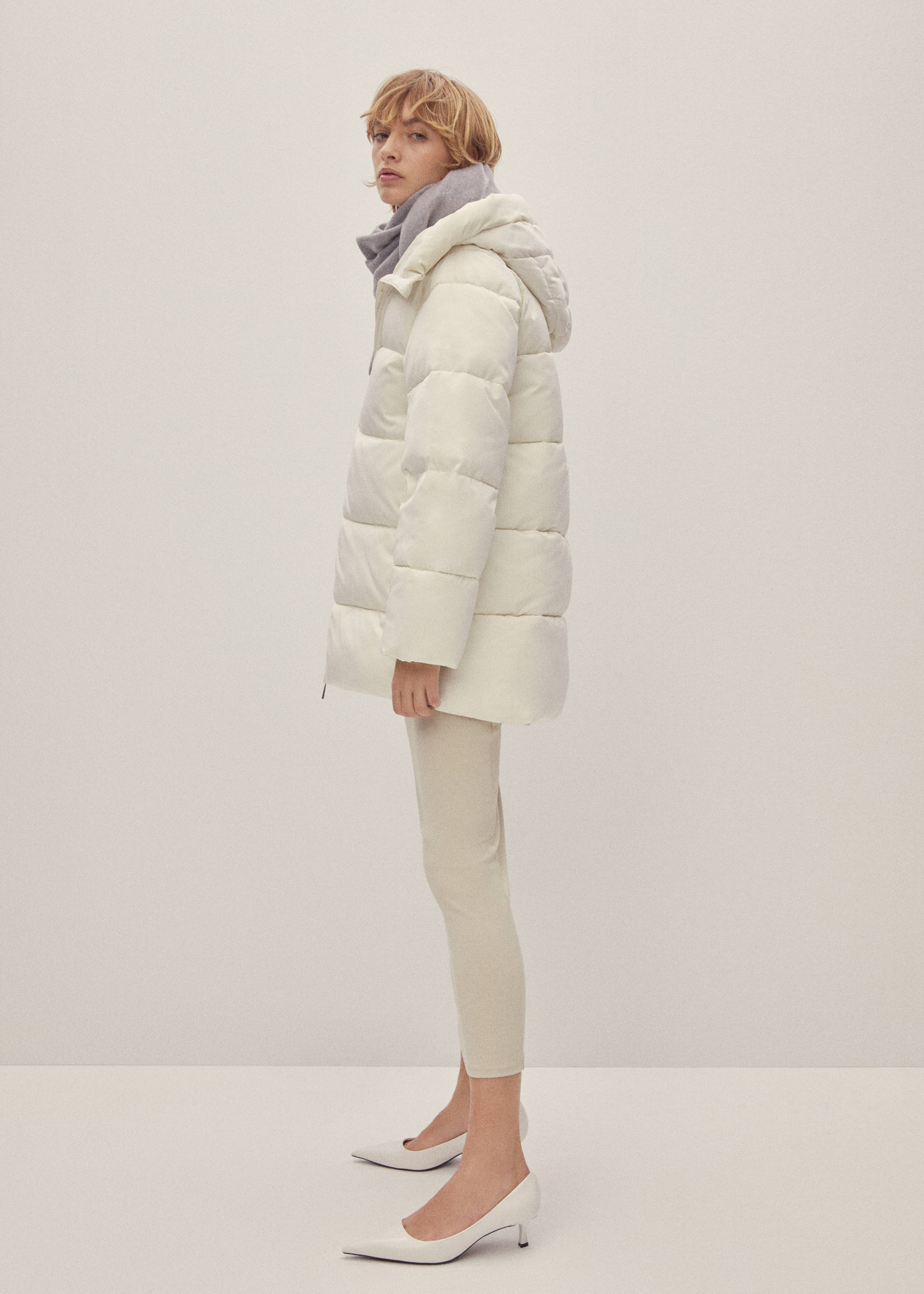 Hood puffer coat - Details of the article 7