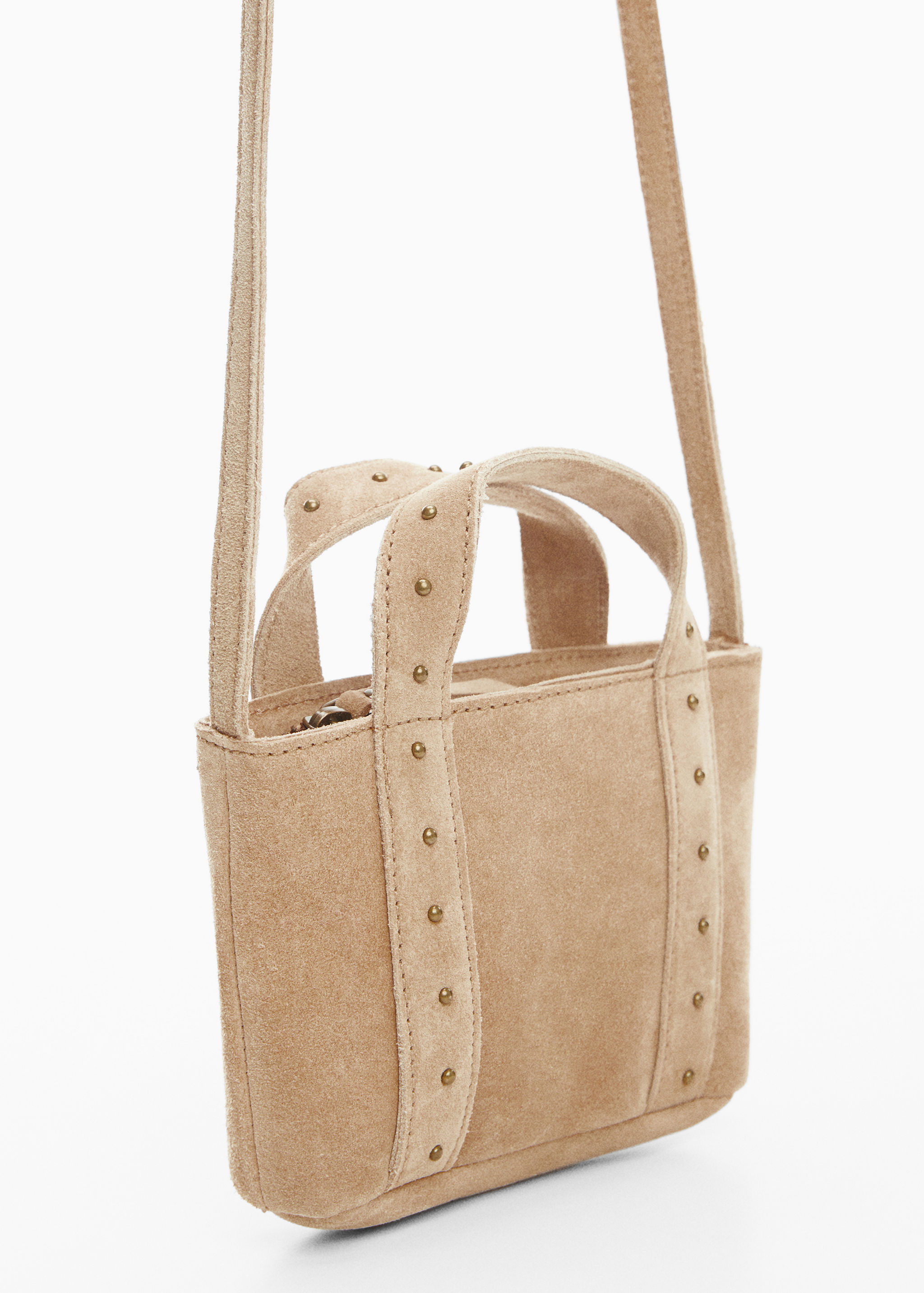 Mini sac shopper cuir - Plan moyen