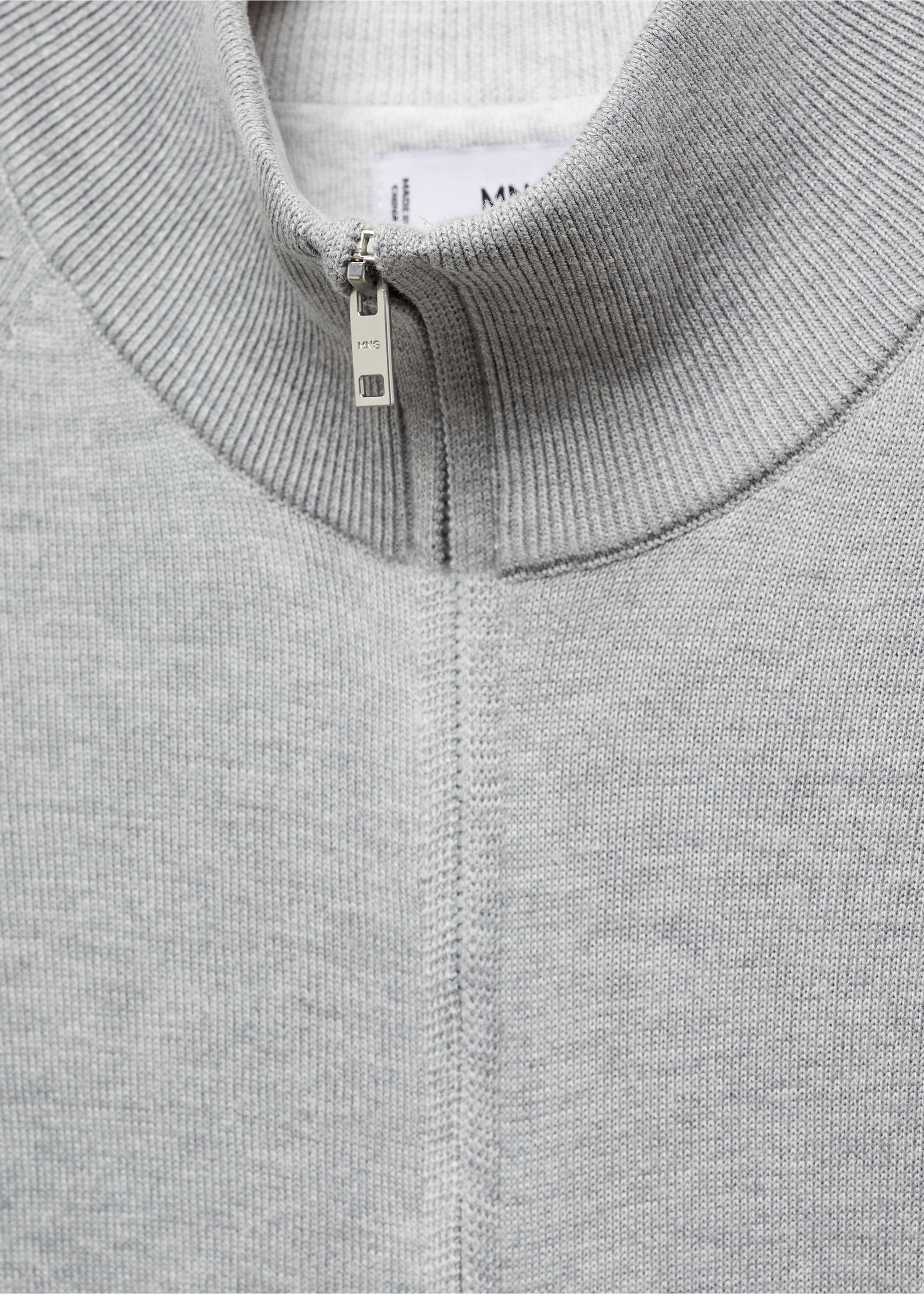 Zipped cotton cardigan - Details of the article 8