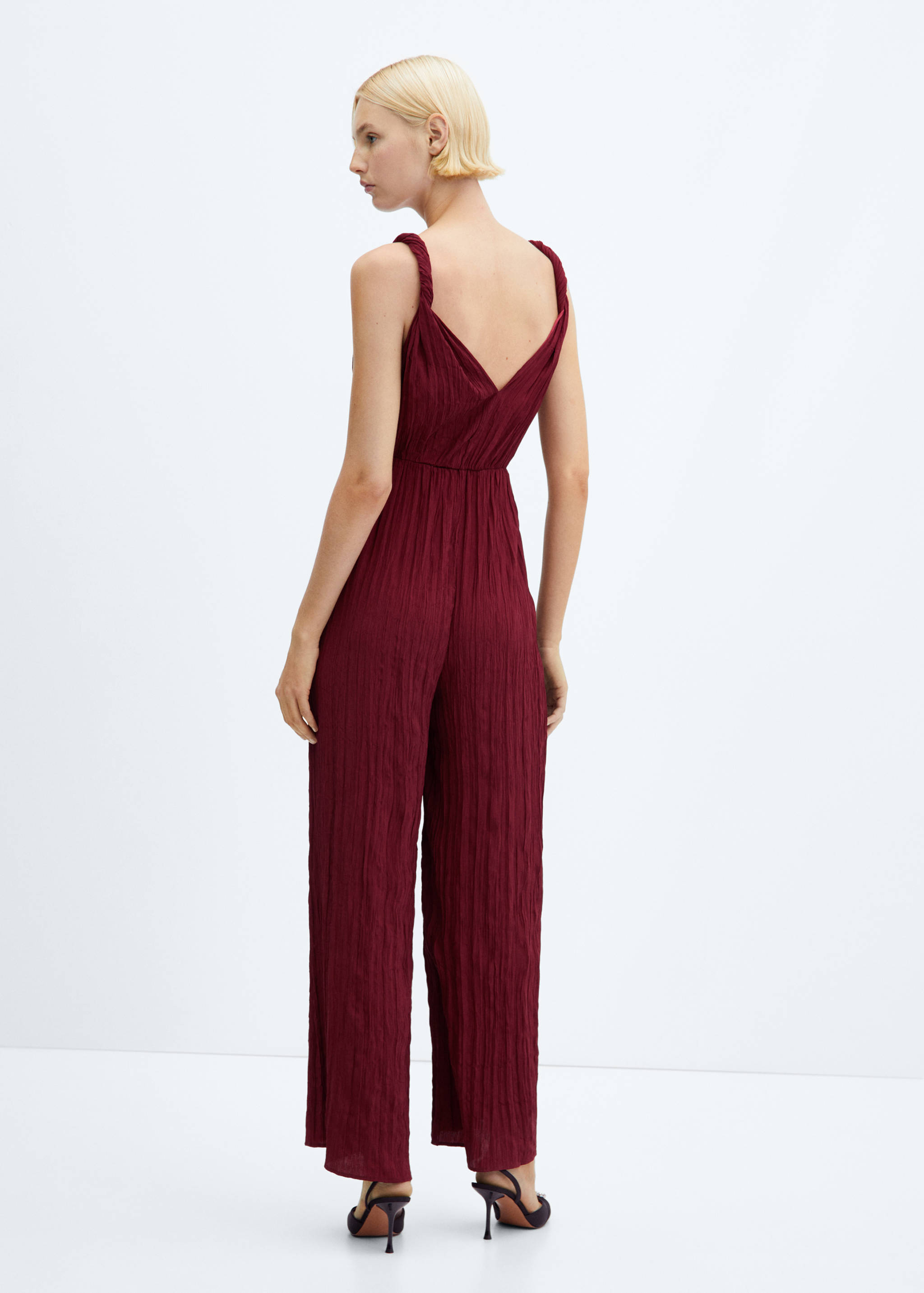 Long strap jumpsuit - Reverse of the article
