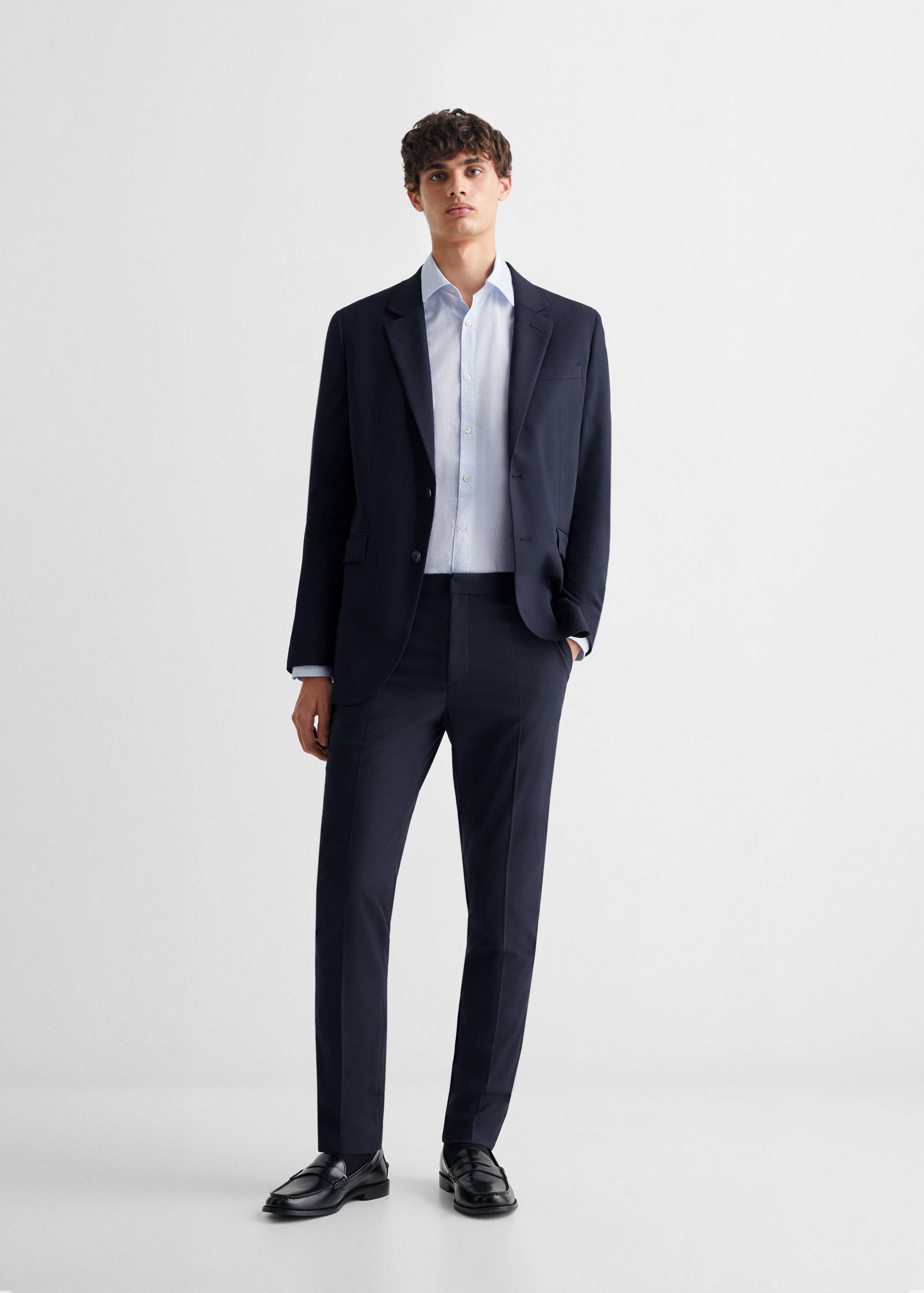 Slim Fit-Anzugjacke - Allgemeine Ansicht