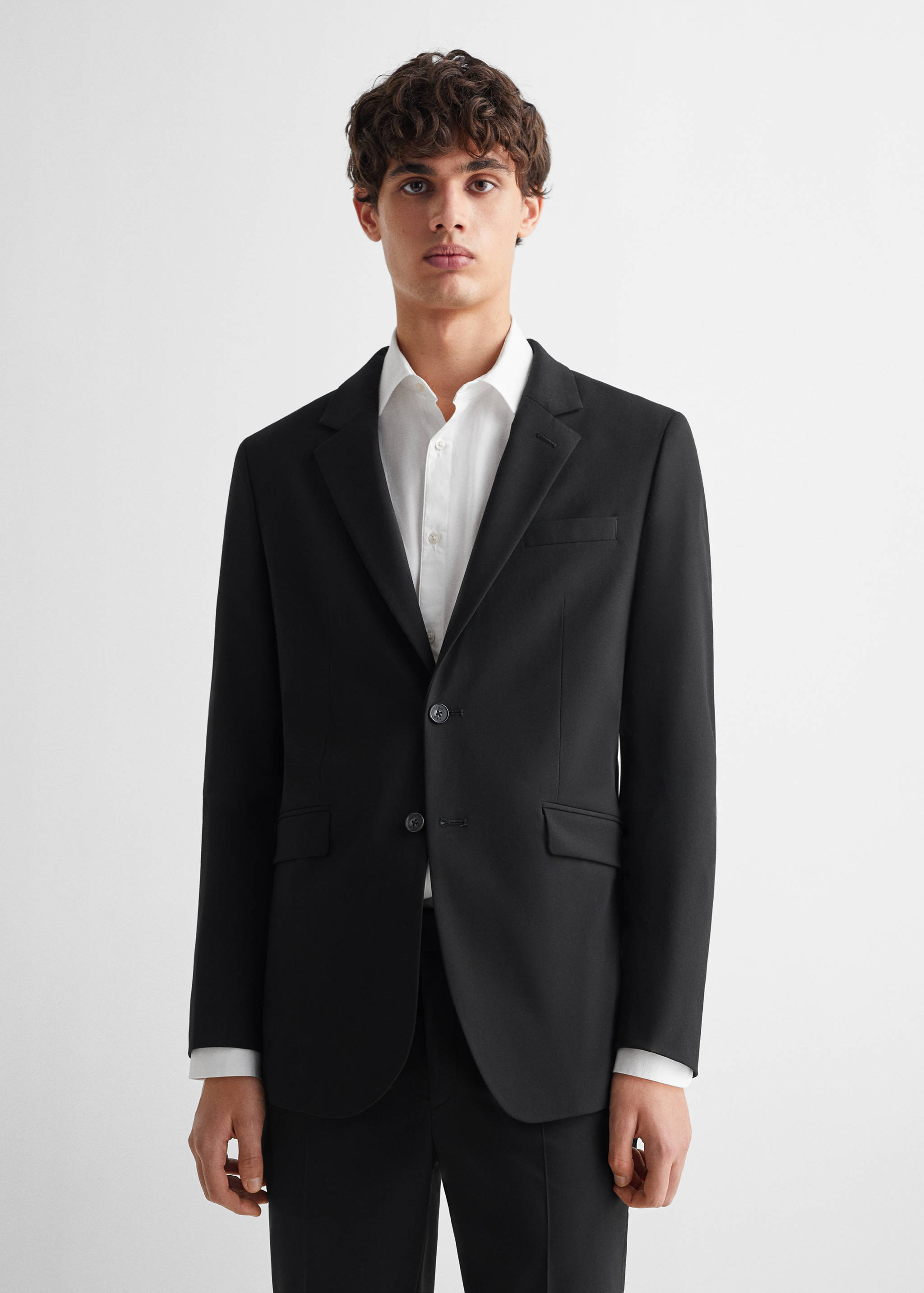 Slim Fit-Anzugjacke - Mittlere Ansicht