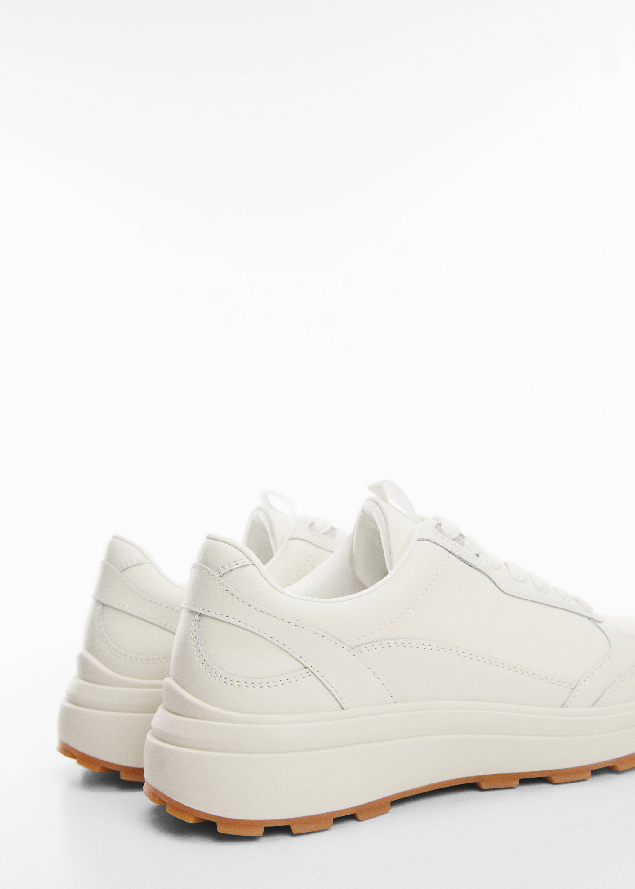 Lace-up leather sneakers - Details of the article 1