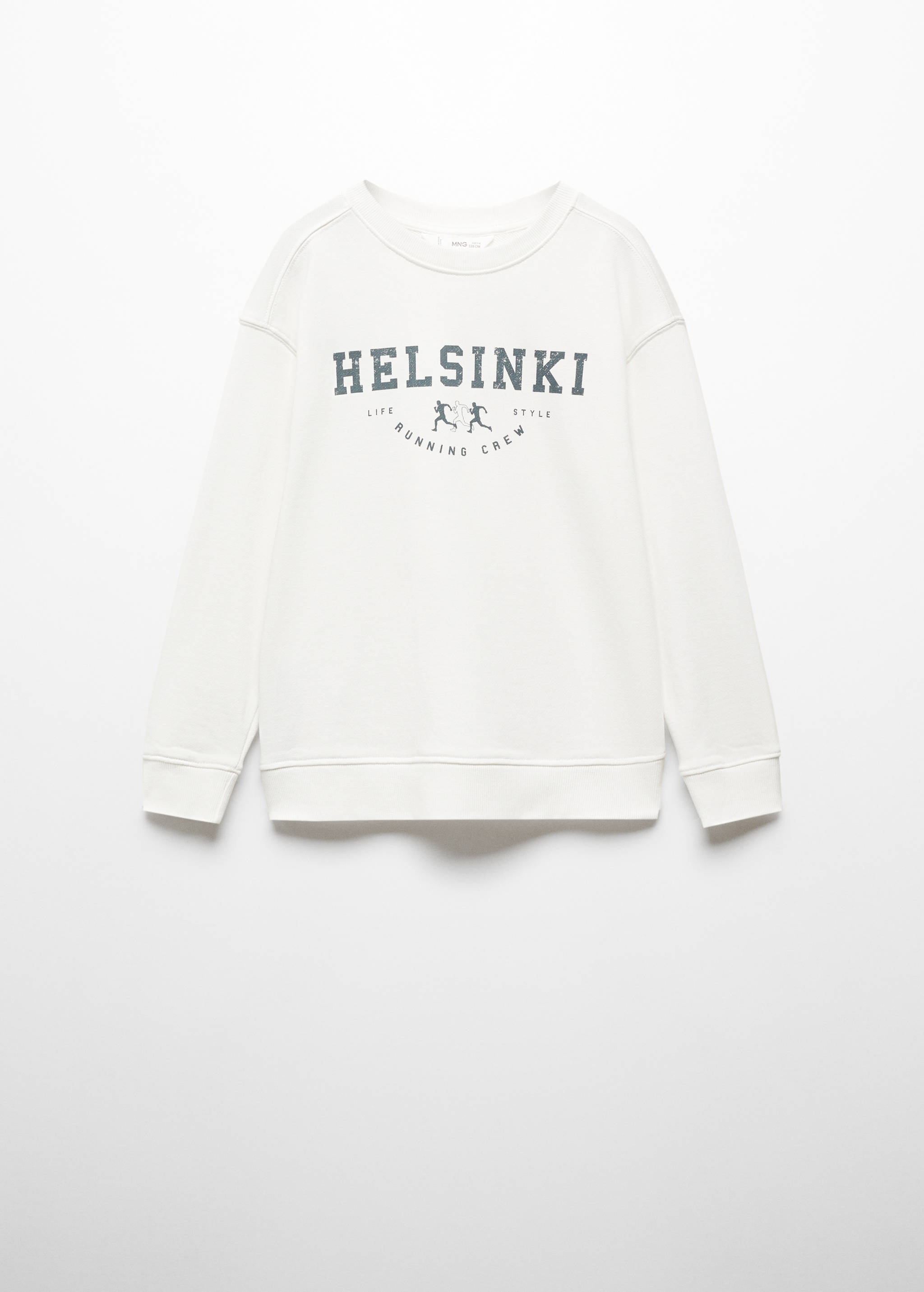 Message cotton sweatshirt - Article without model