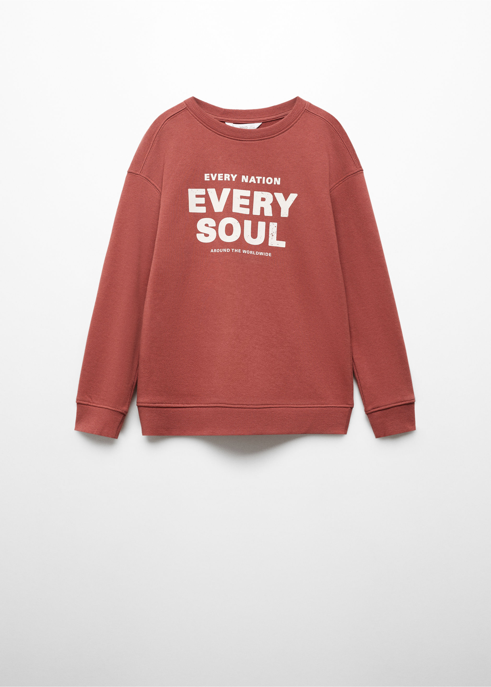 Sweater coton message - Article sans modèle