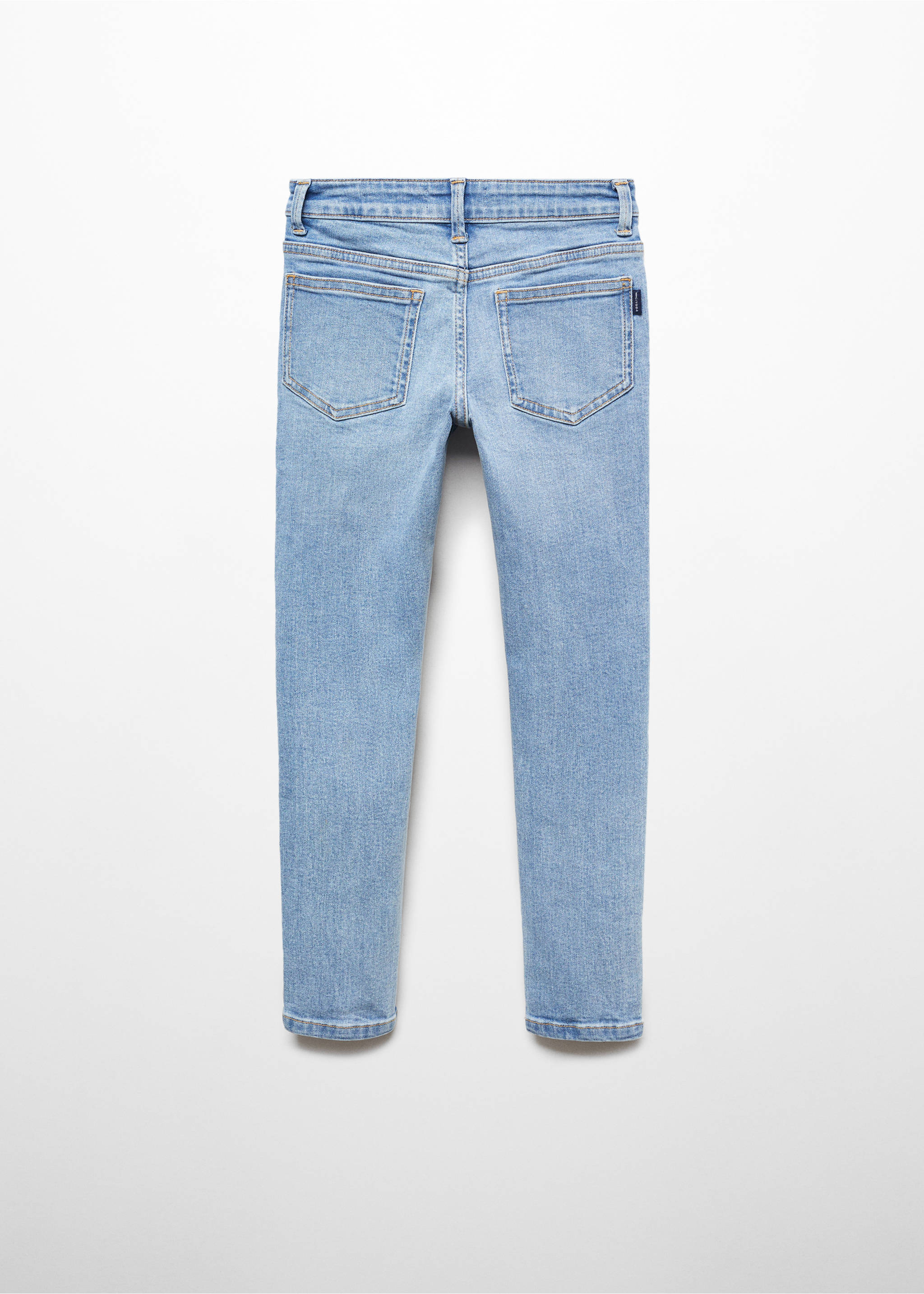 Cotton skinny Jeans - Reverse of the article, Light Blue. Ref: 67070660-00.