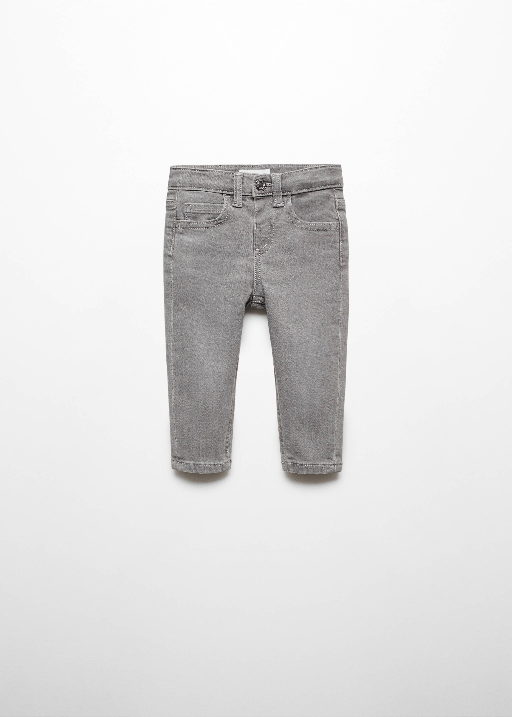 Cotton skinny Jeans - Article without model, Denim Grey. Ref: 67070661-00.