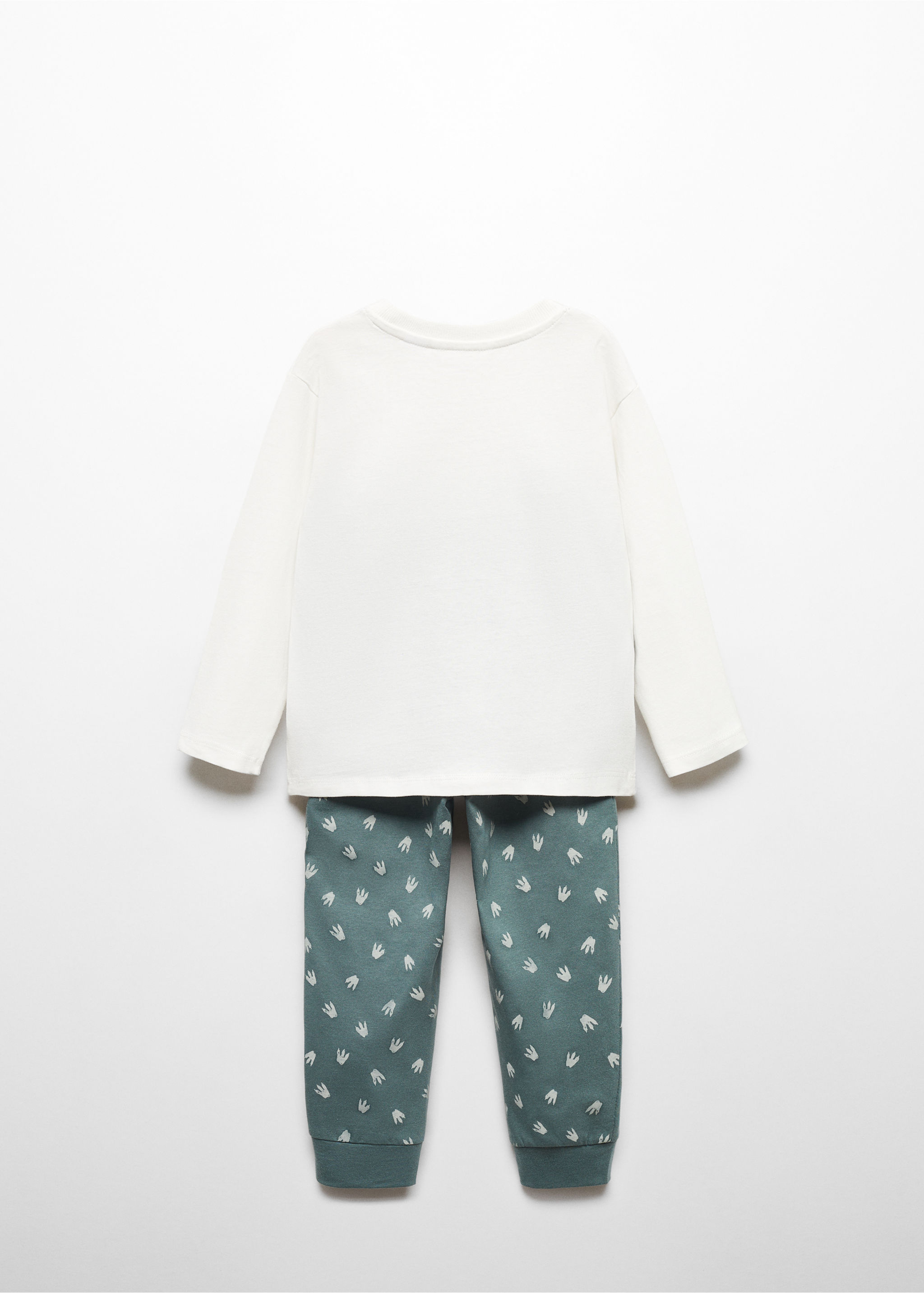 Printed long pyjamas - Reverse of the article