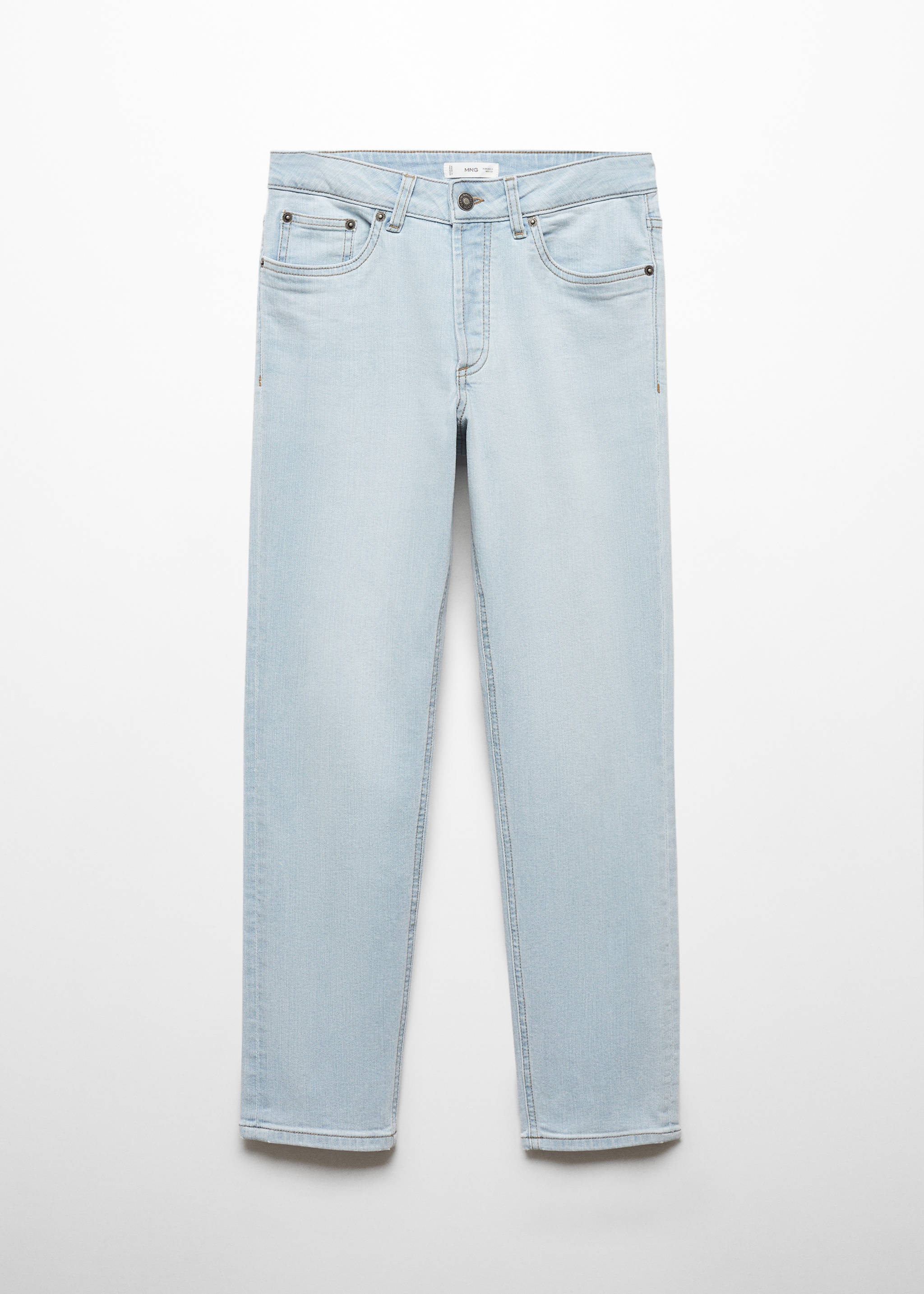 Slim-fit jeans with buttons - Article without model