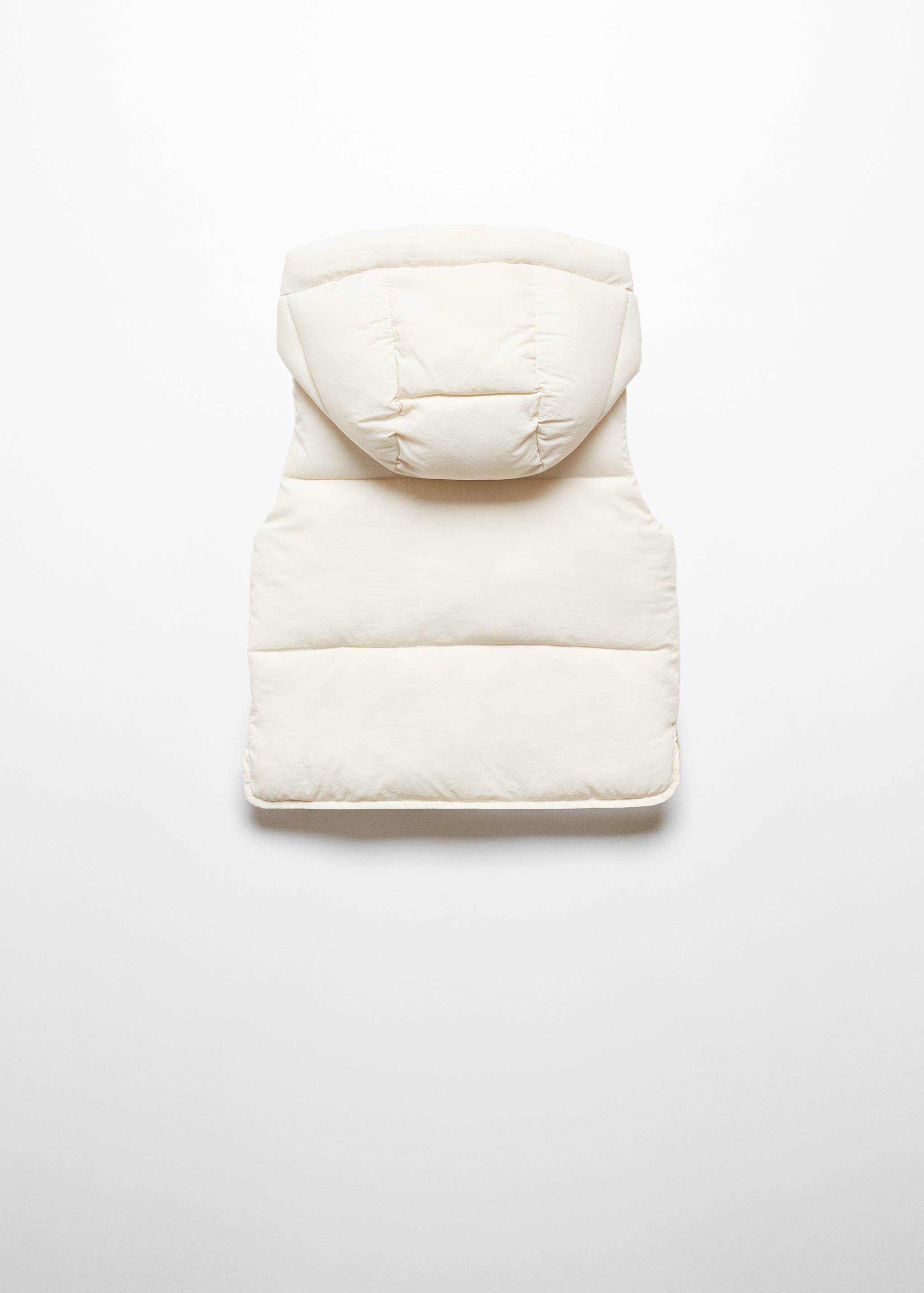 Prošívaná vesta s kapucí - Zadní strana zboží