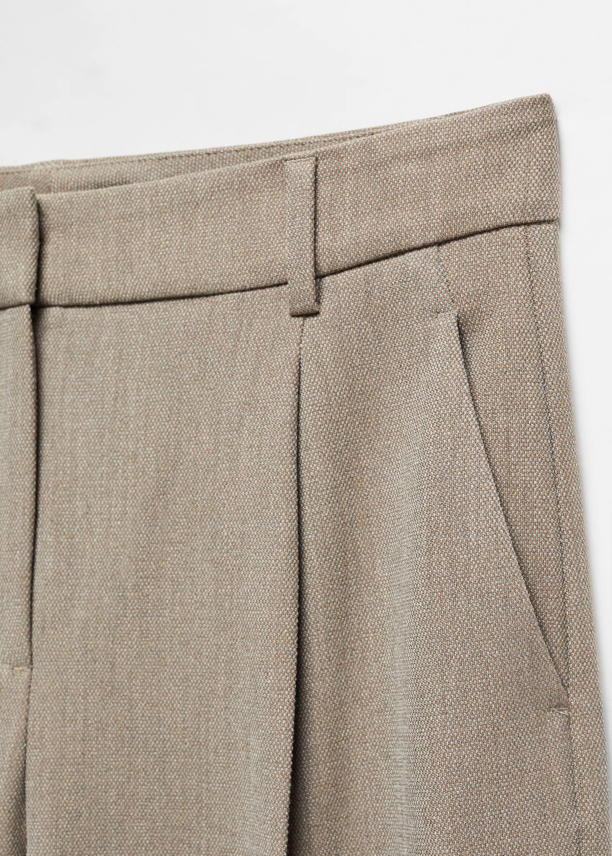Straight-fit pleated trousers - Details of the article 8