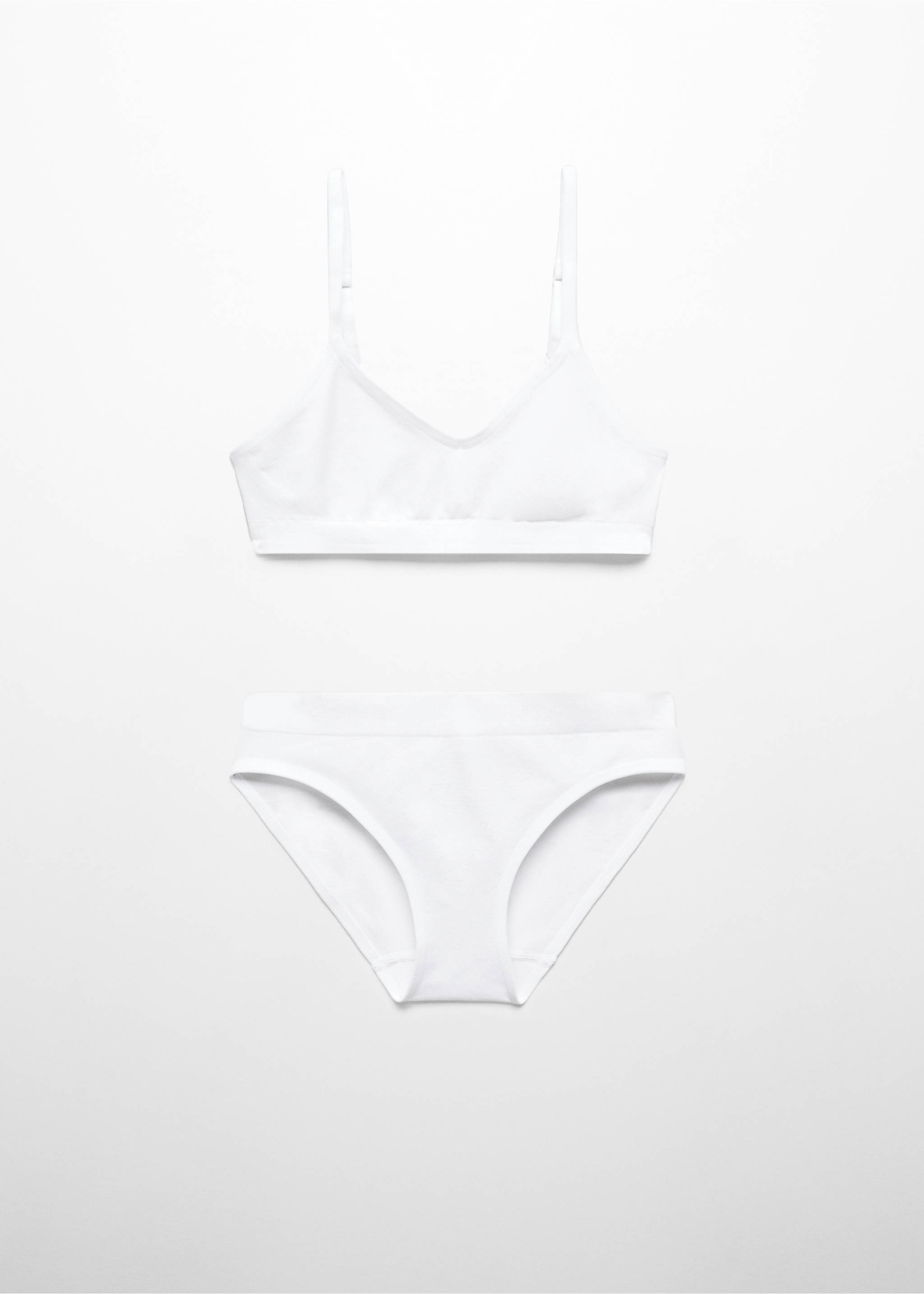 Top and panty set - Article without model, Off White. Ref: 67072009-00.