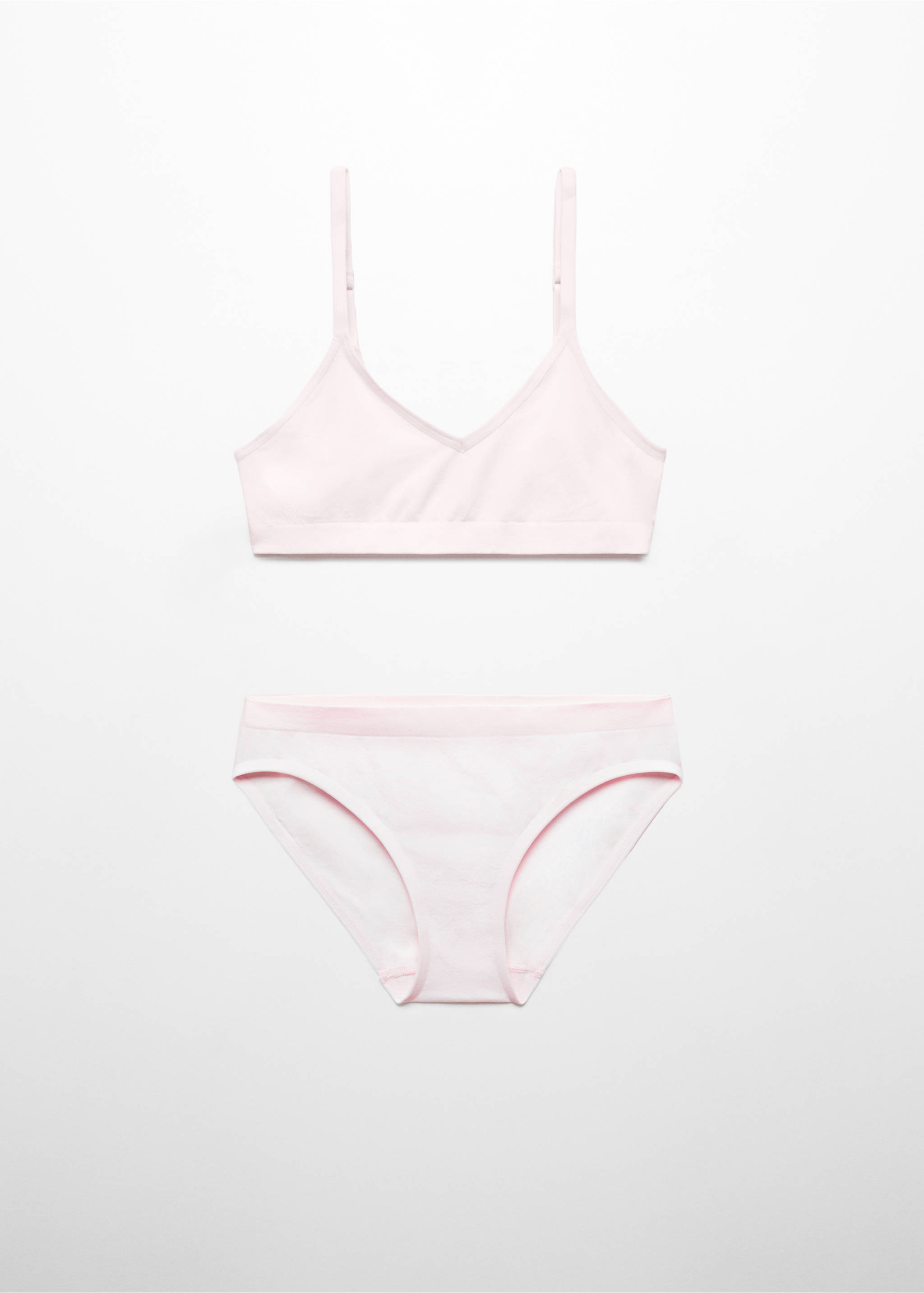 Top and panty set - Article without model, Pink. Ref: 67072009-00.