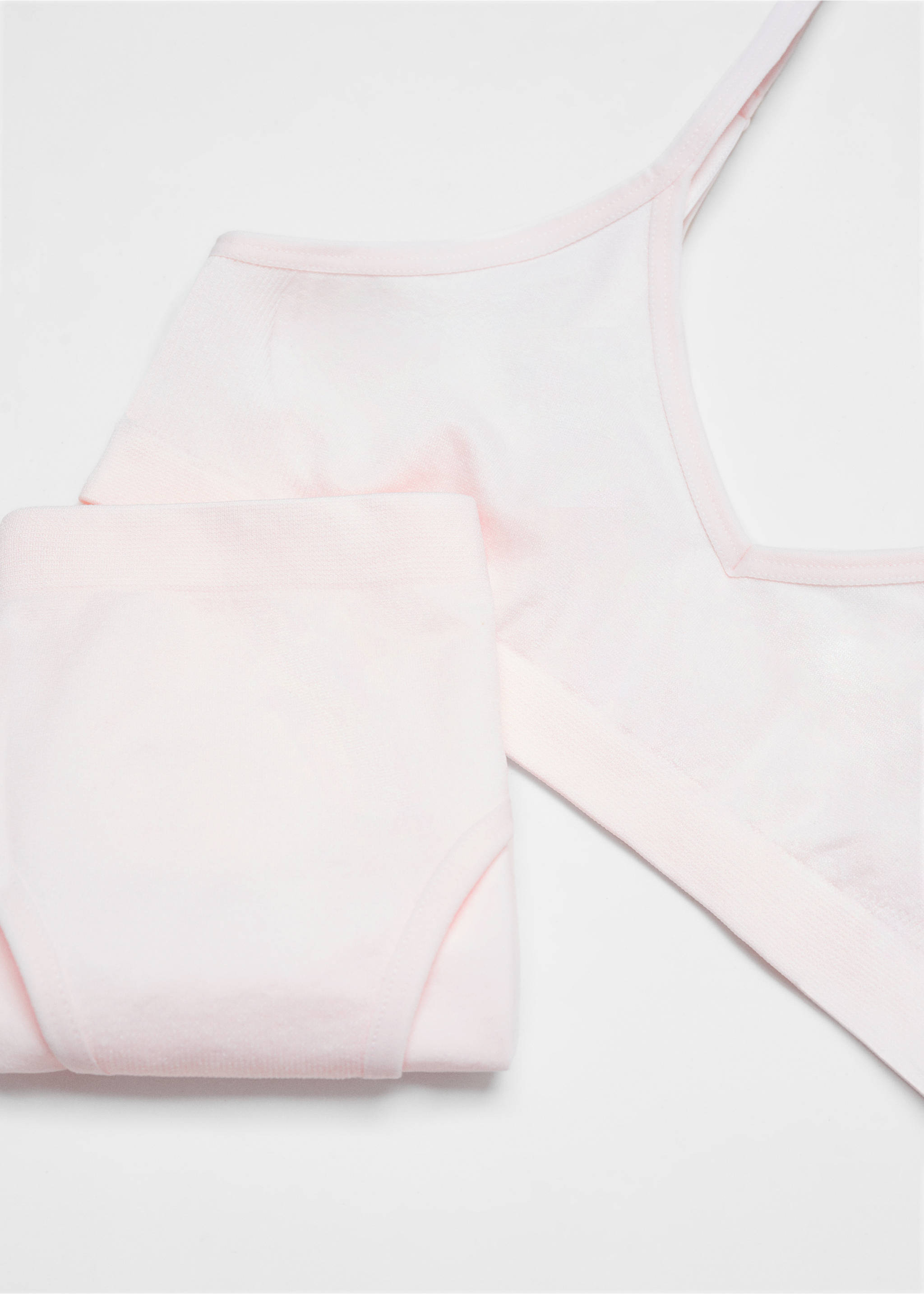 Top and panty set - Details of the article 8, Pink. Ref: 67072009-00.