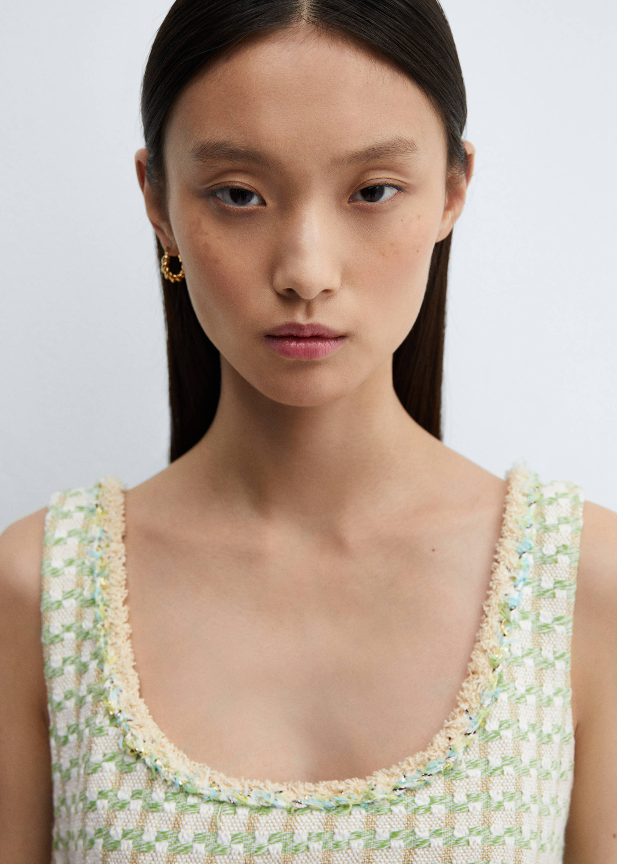 Stripped tweed dress - Details of the article 1