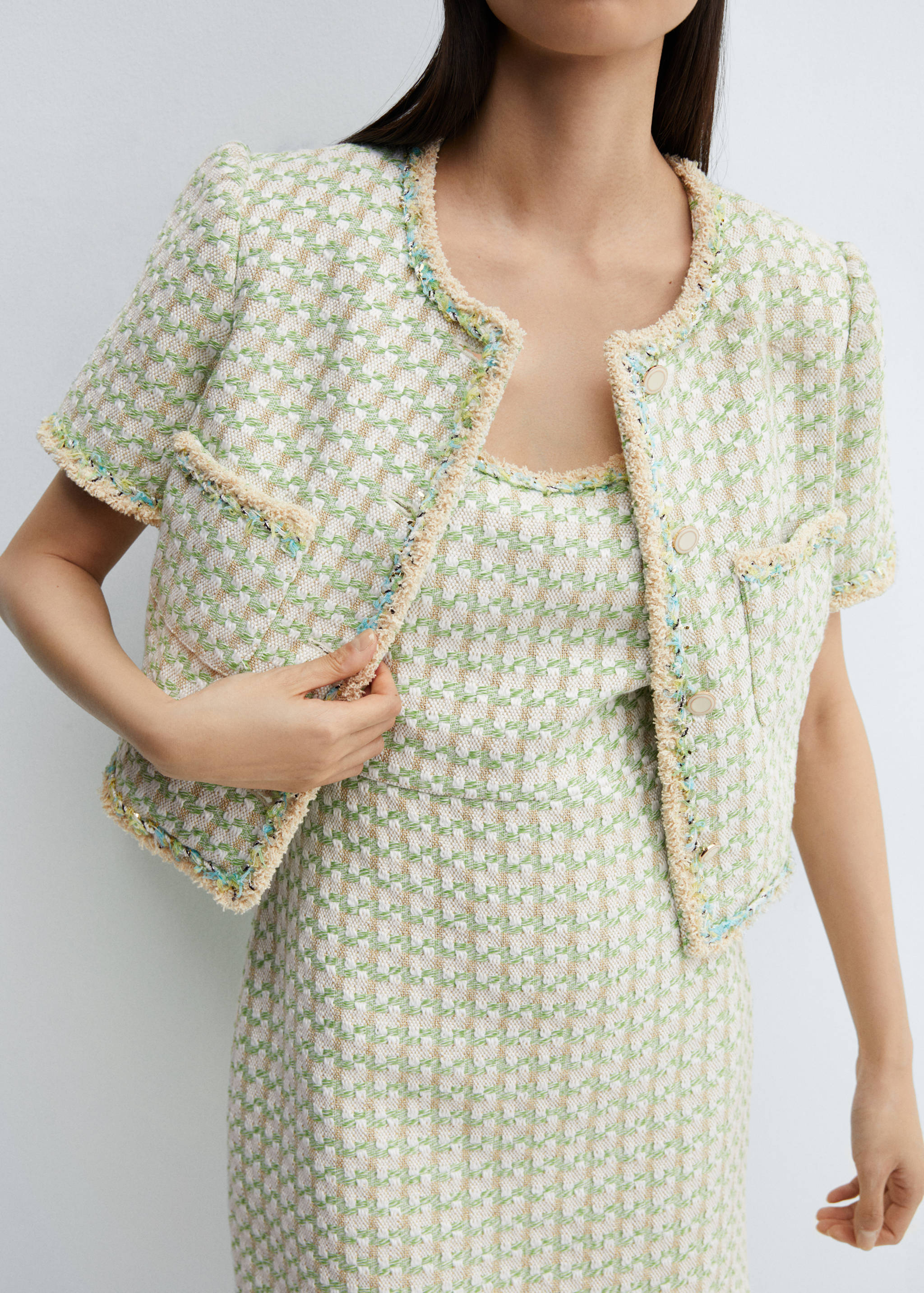 Stripped tweed dress - Details of the article 6