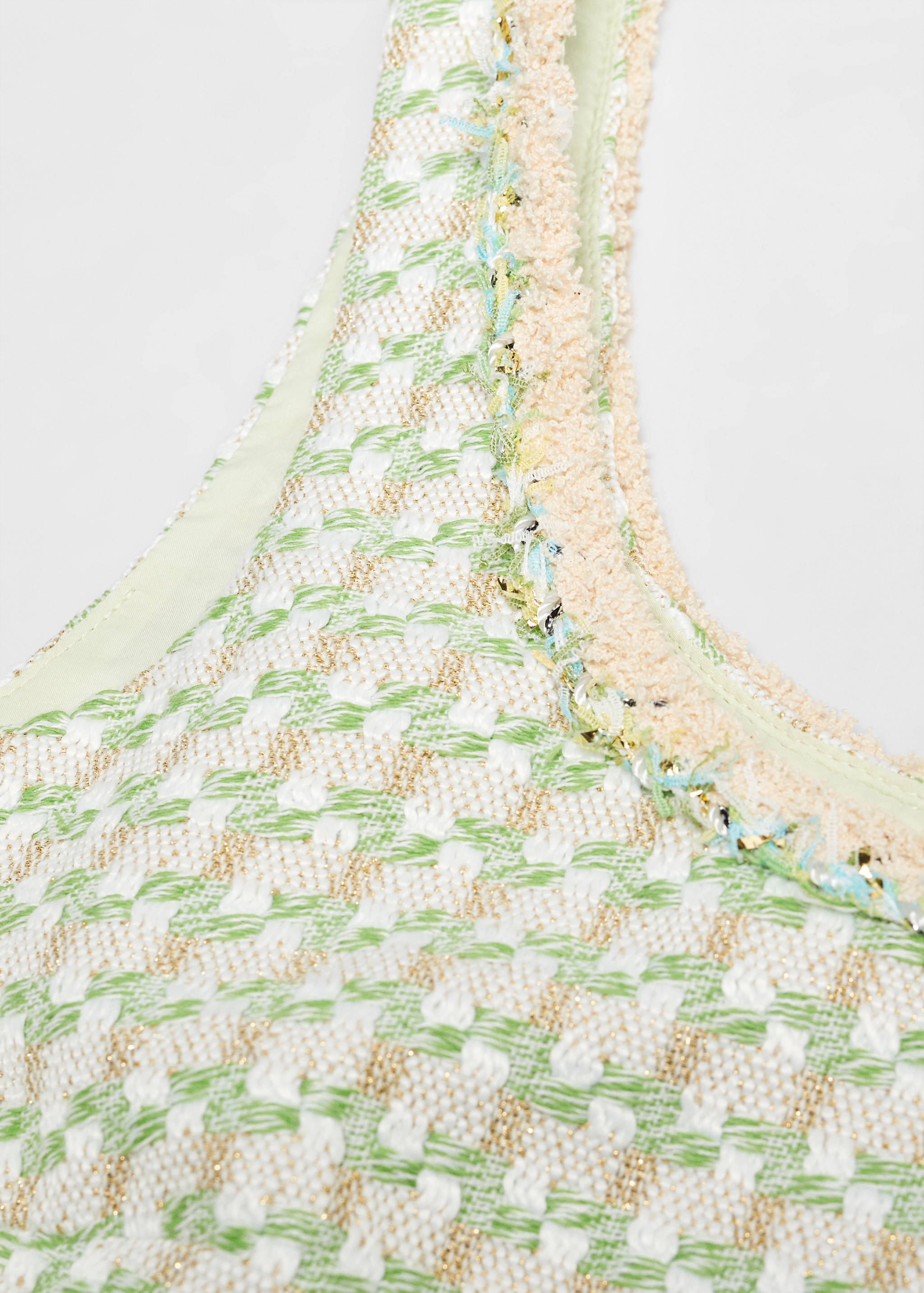 Stripped tweed dress - Details of the article 8