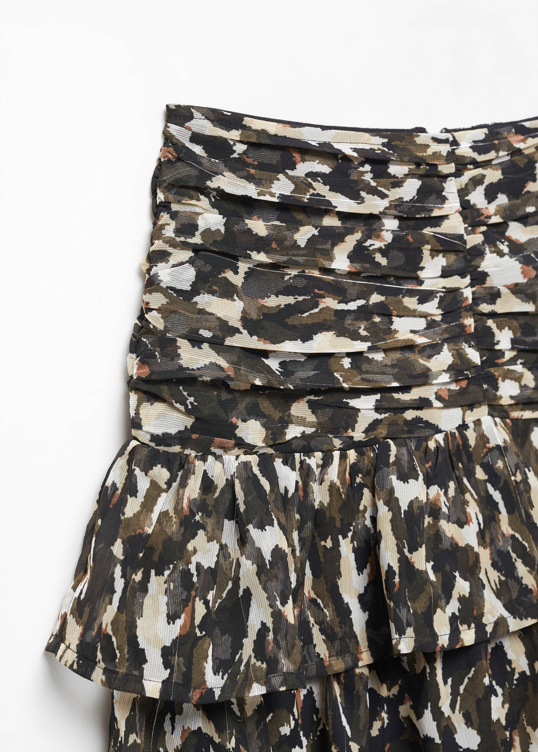 Printed ruffle skirt - Details of the article 8