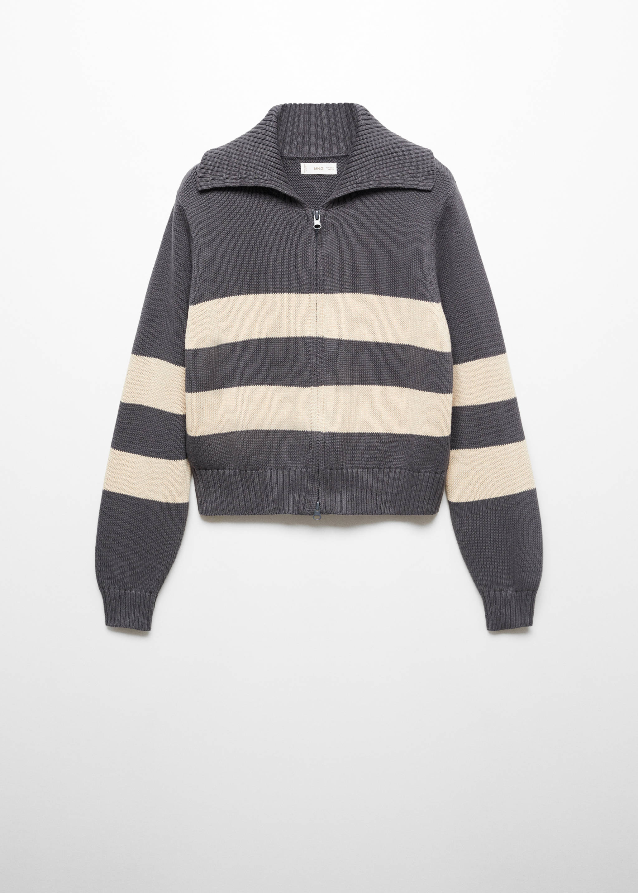 Strickpullover mit Reißverschluss - Artikel ohne Model