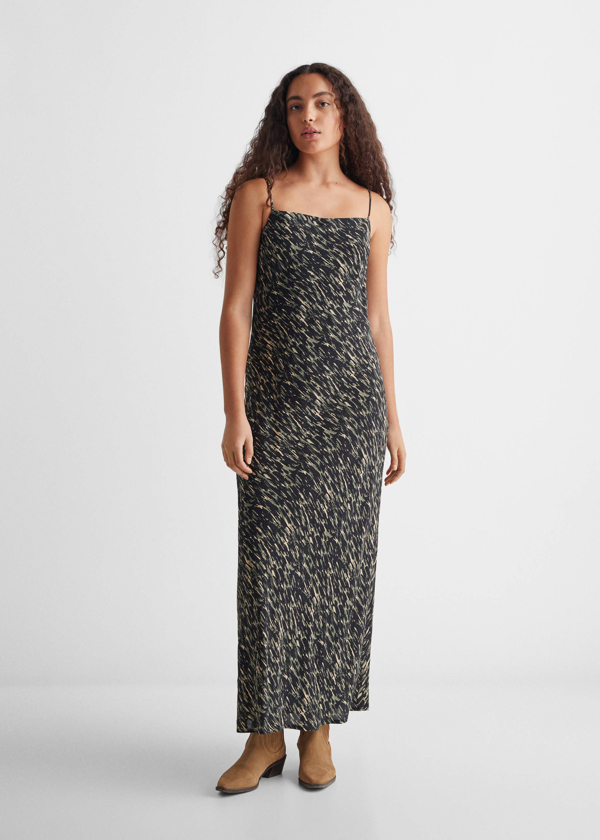 Robe midi imprimée - Plan général