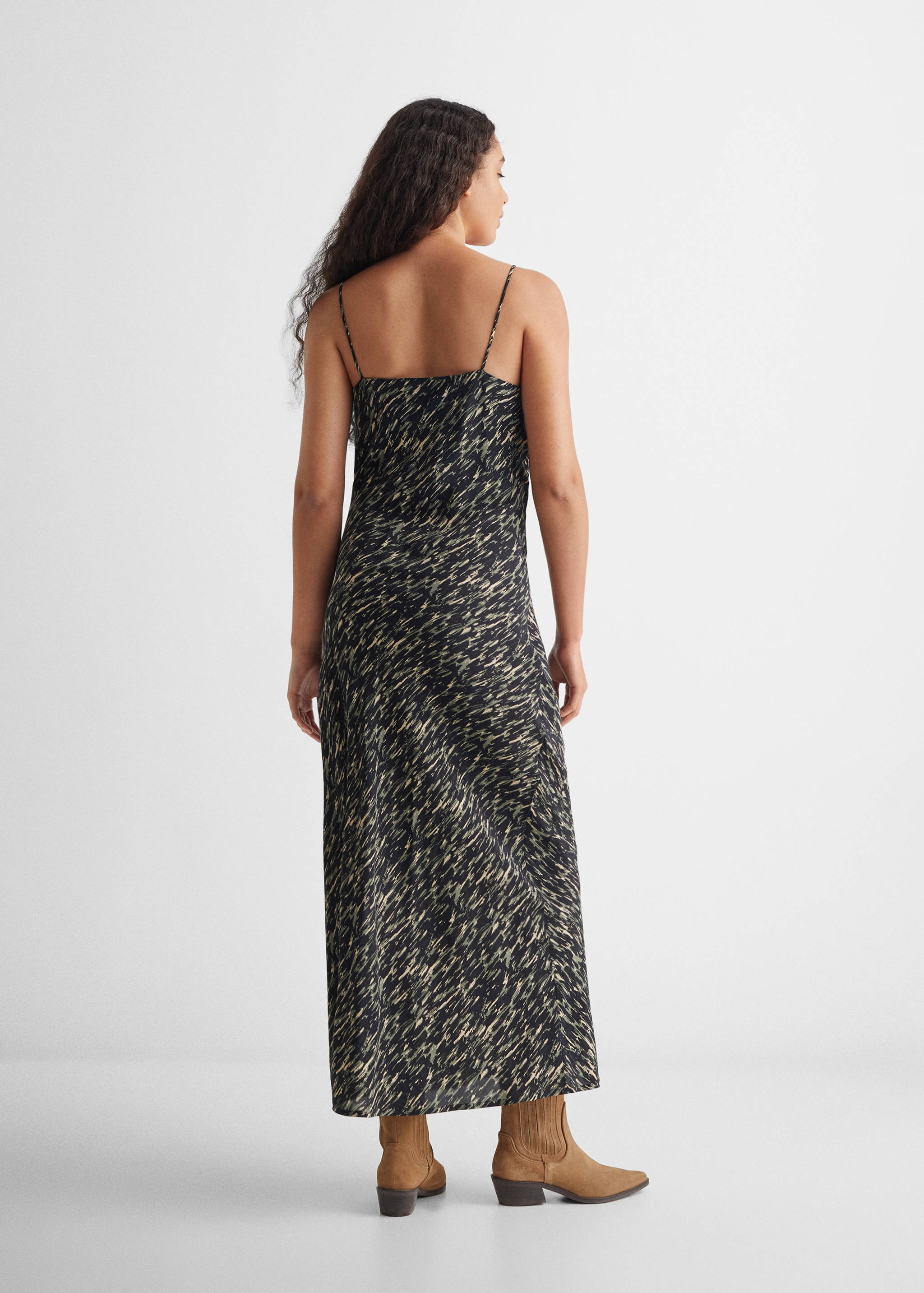 Robe midi imprimée - Verso de l’article