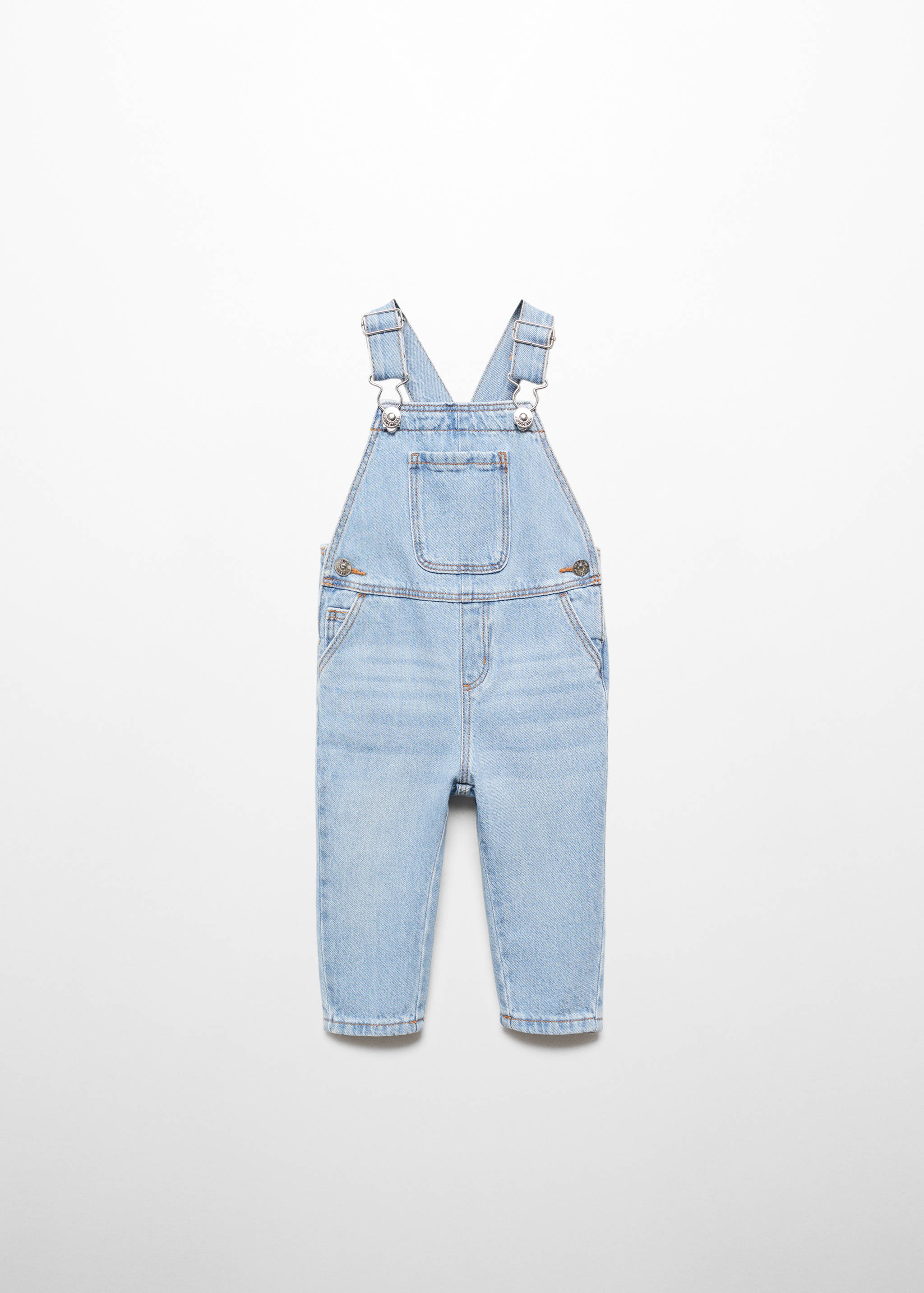 Long denim dungarees - Article without model