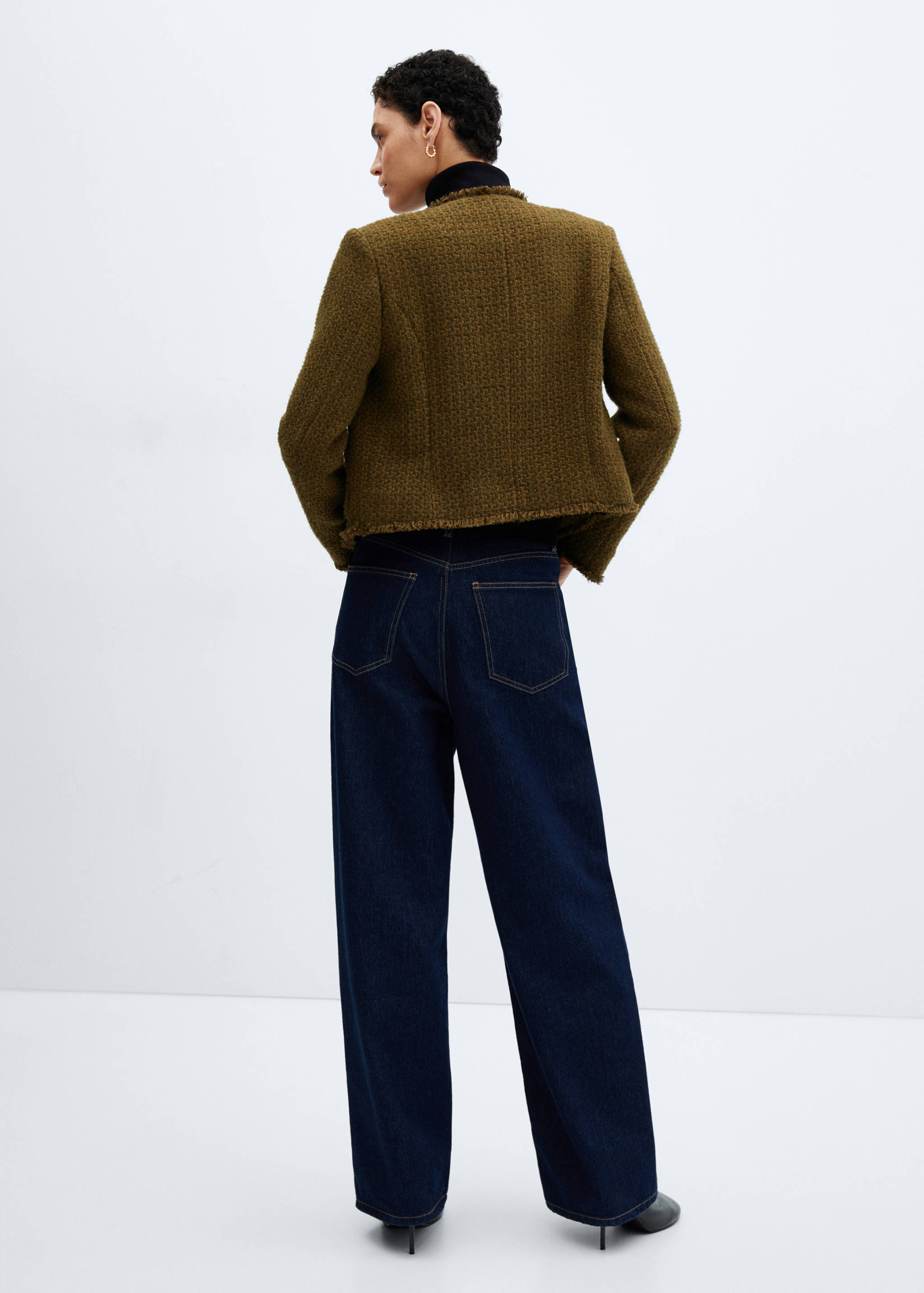 Pocket tweed jacket - Reverse of the article