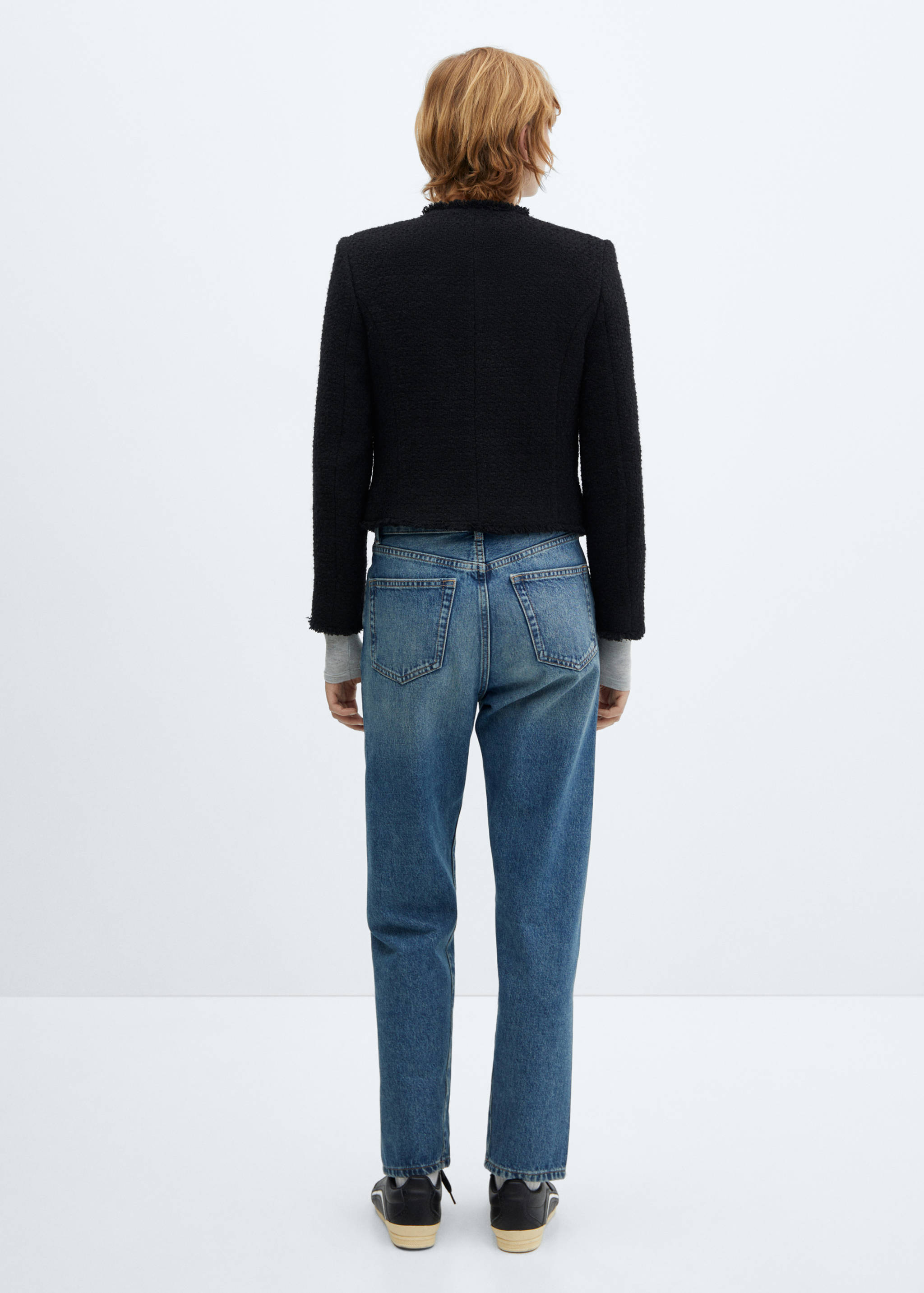 Pocket tweed jacket - Reverse of the article