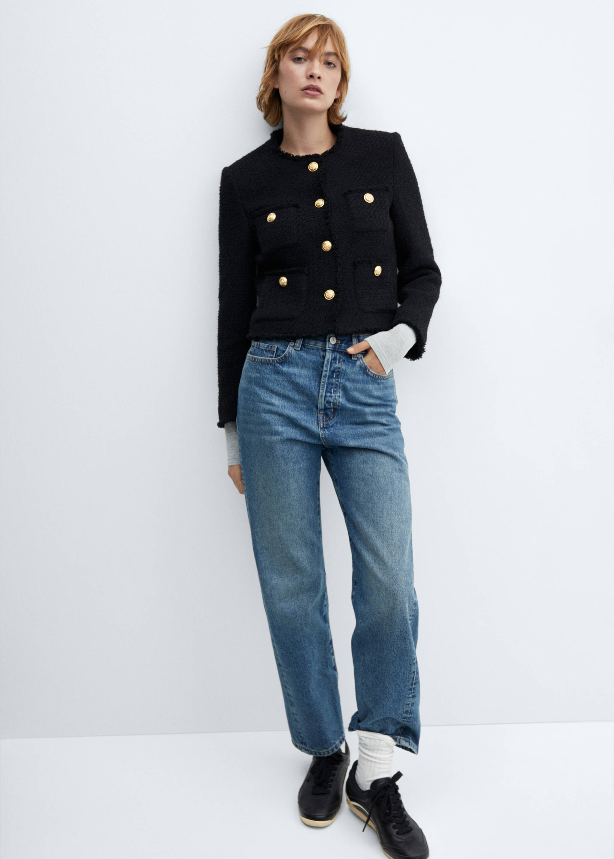 Pocket tweed jacket - Details of the article 2