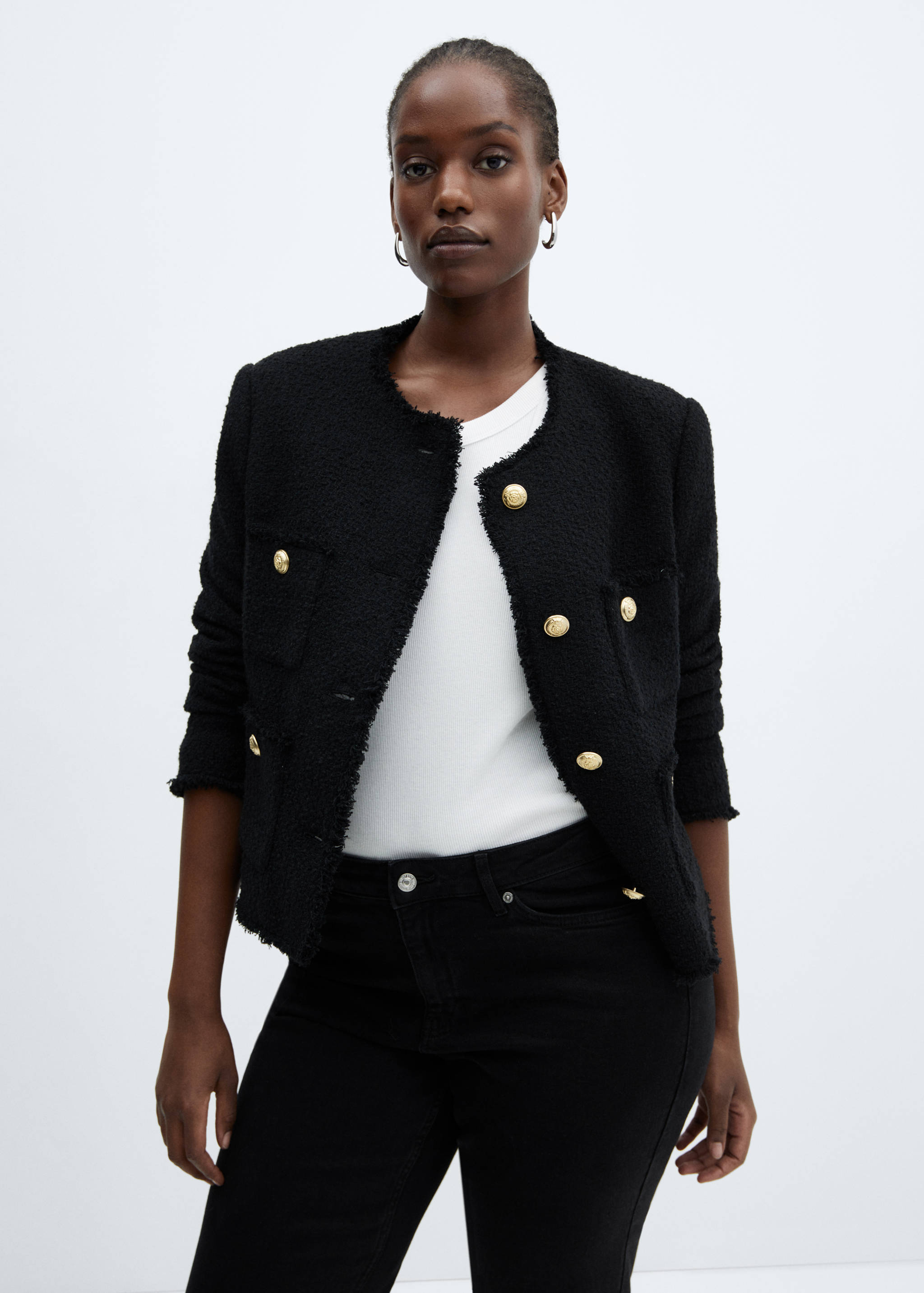 Pocket tweed jacket - Details of the article 5