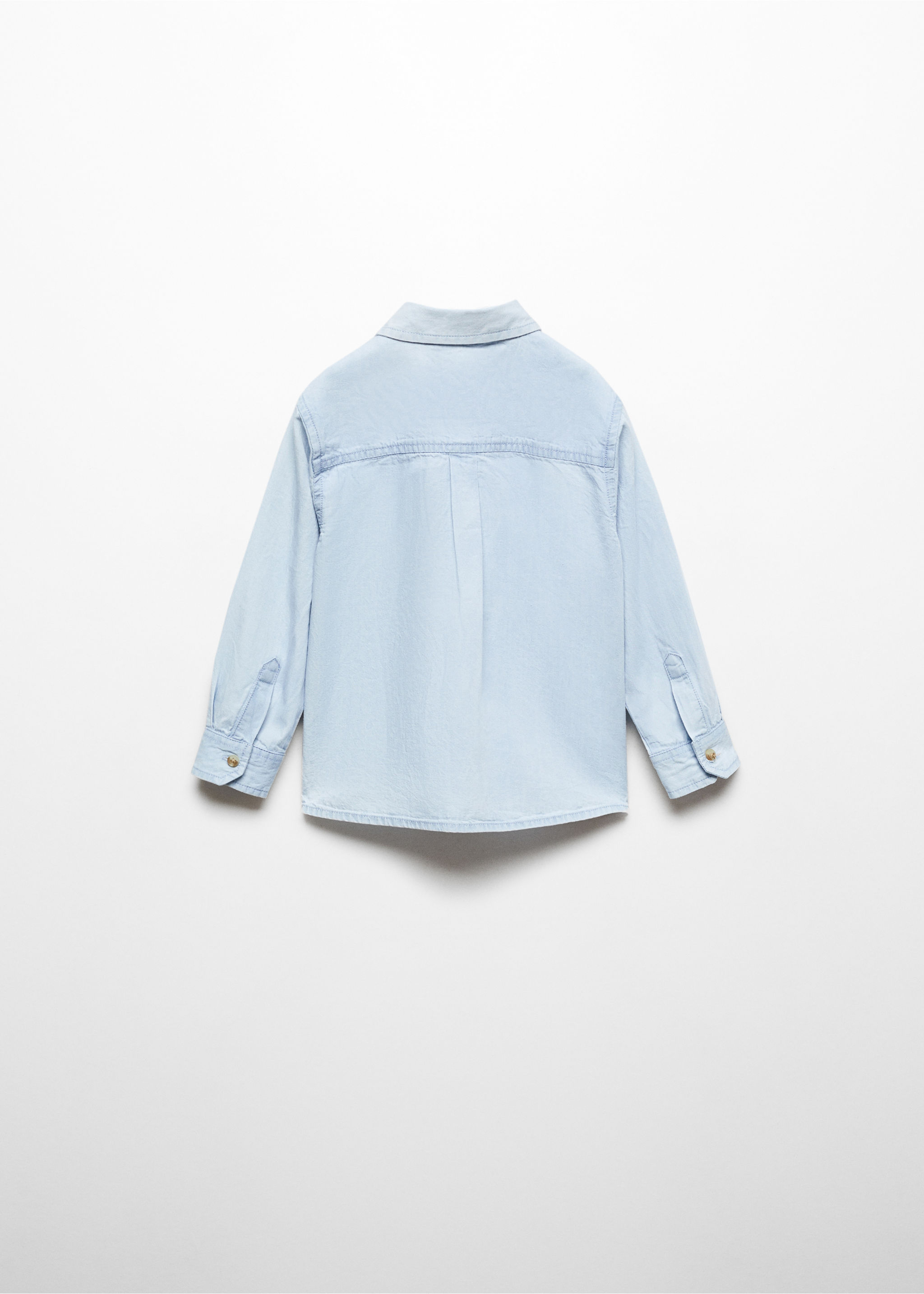 Chest-pocket cotton shirt - Reverse of the article