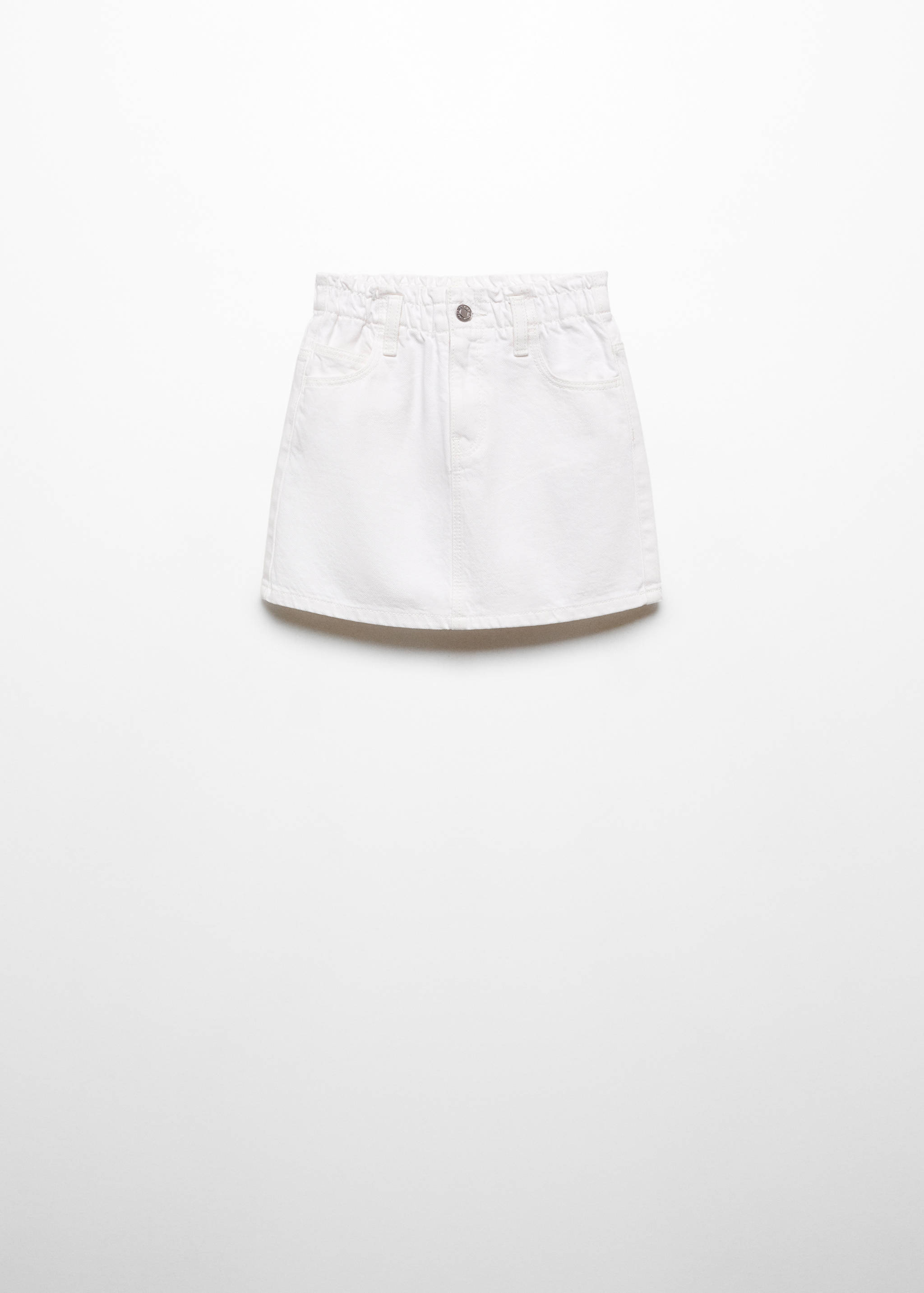 Paperbag denim skirt - Article without model