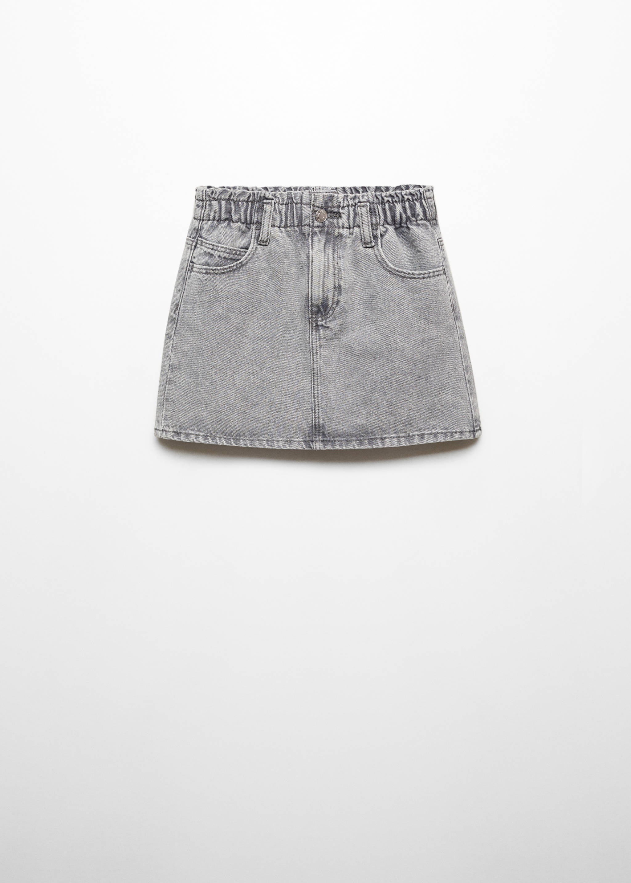 Paperbag denim skirt - Article without model