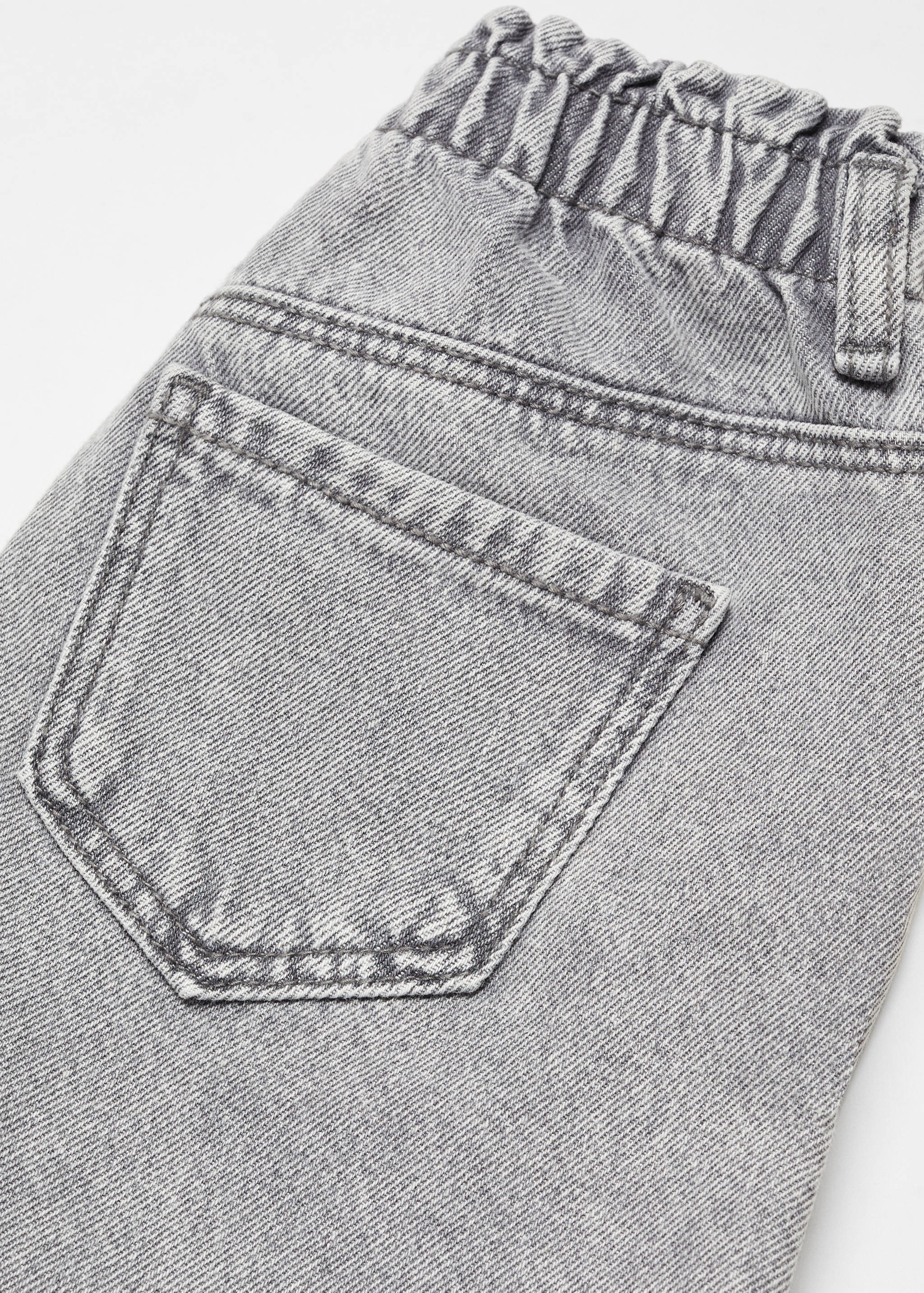Paperbag denim skirt - Details of the article 8