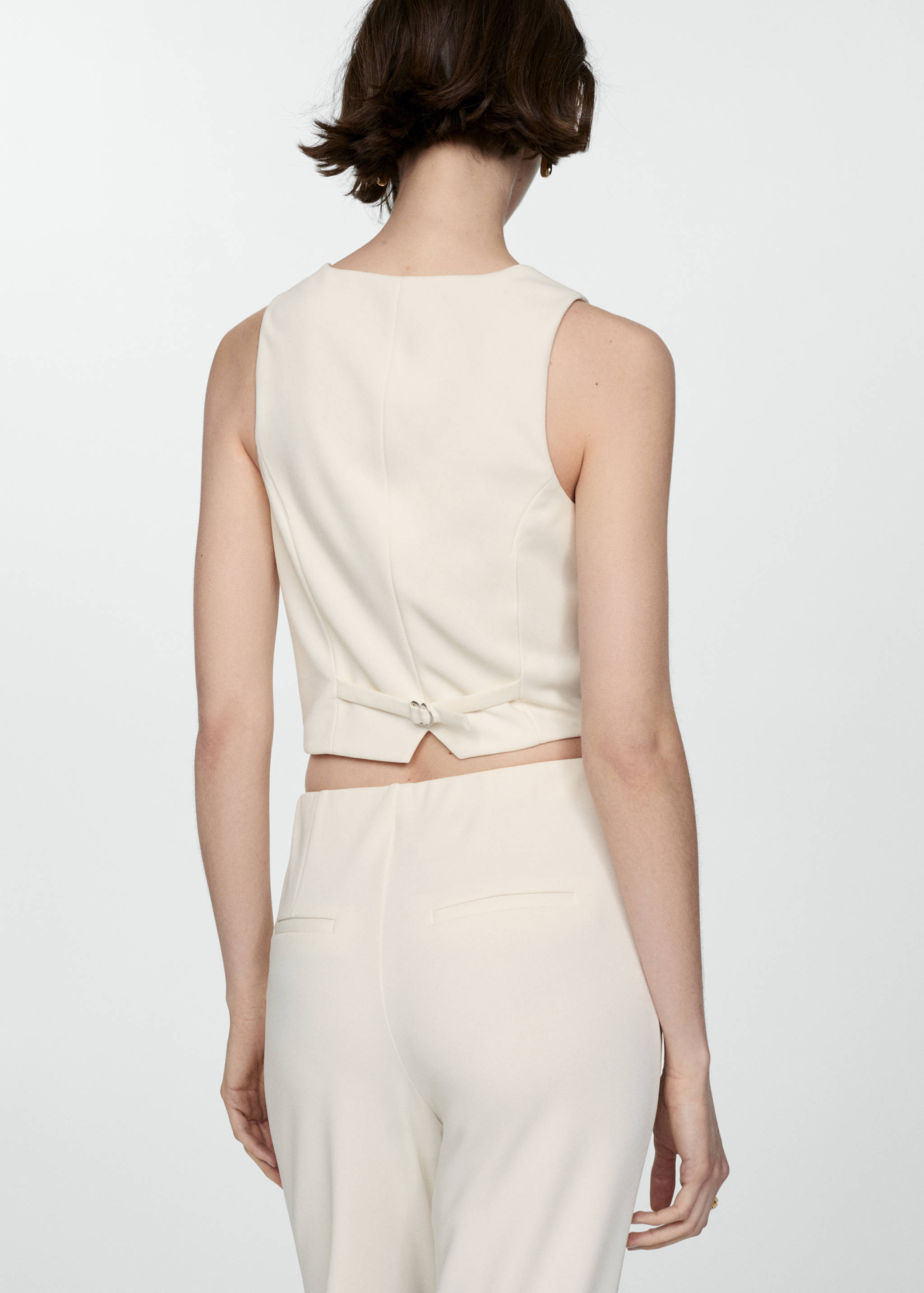 Suit waistcoat with buttons - Reverse of the article