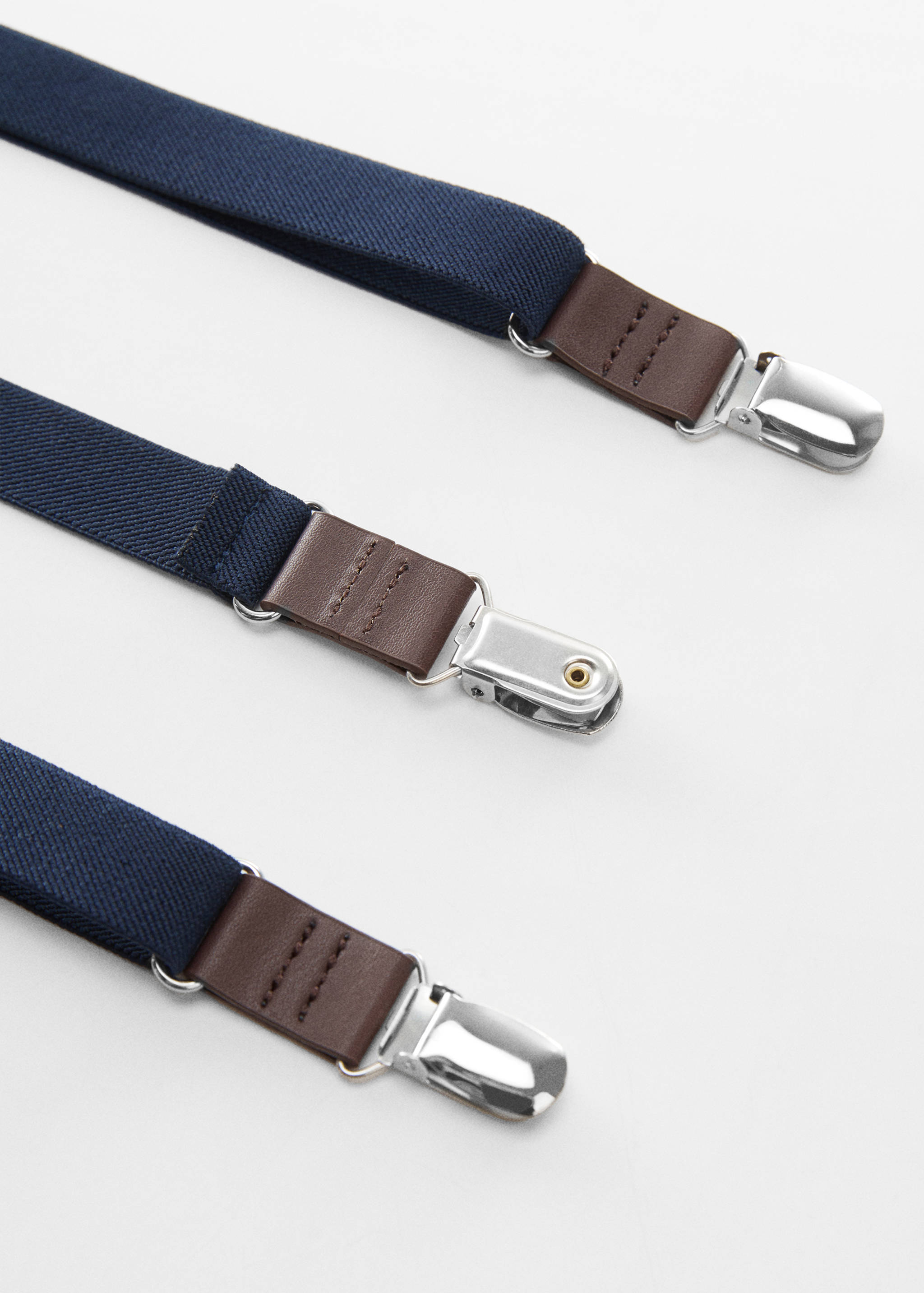 Tirantes elásticos ajustables - Plano medio