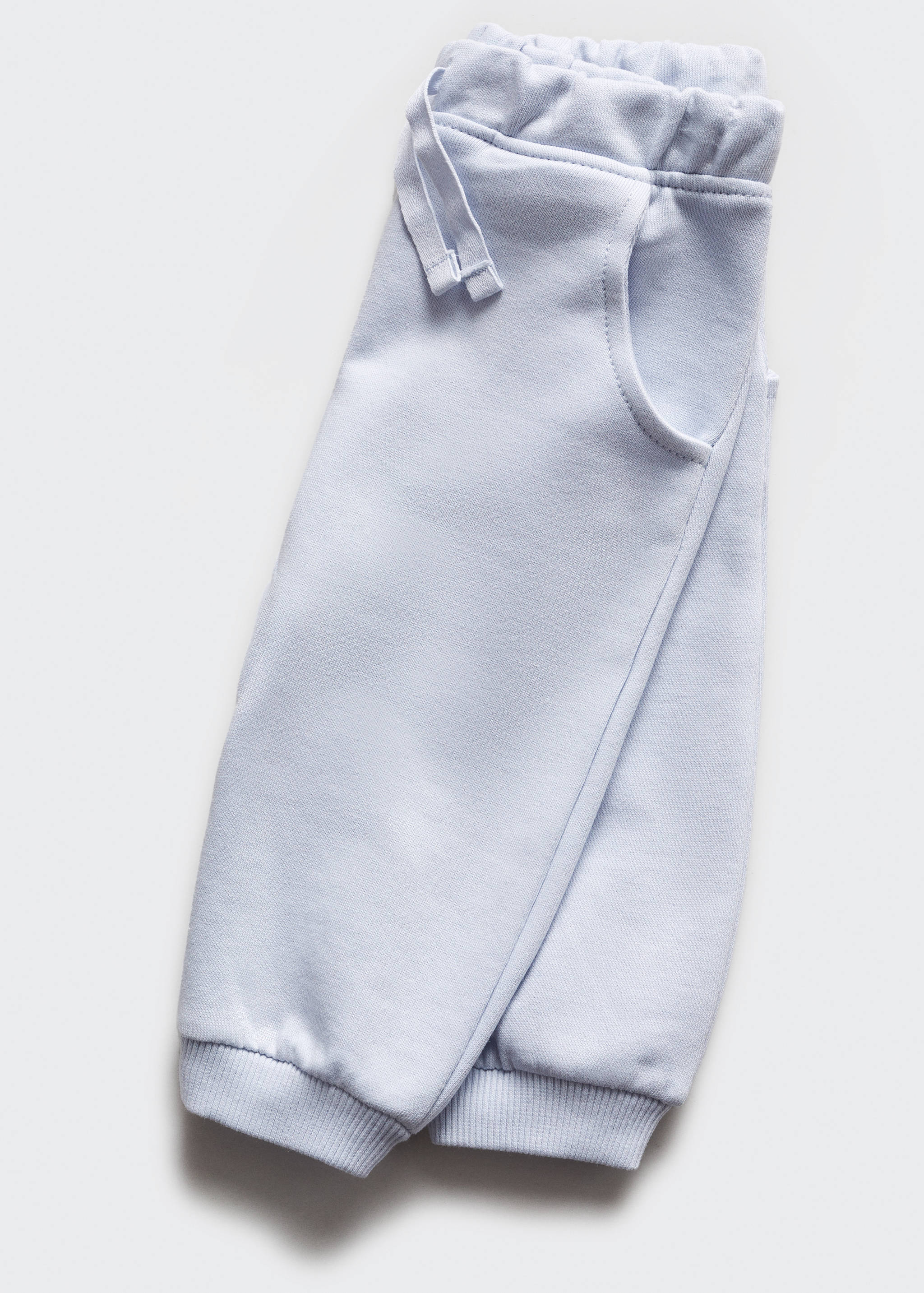 Cotton jogger-style trousers - Details of the article 8