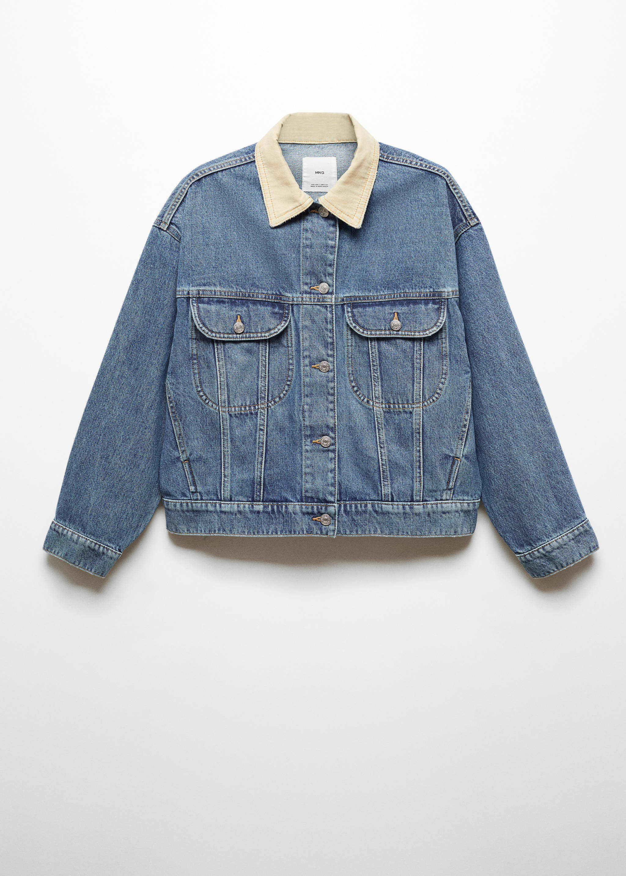 Blouson en jean contrasté - Article sans modèle
