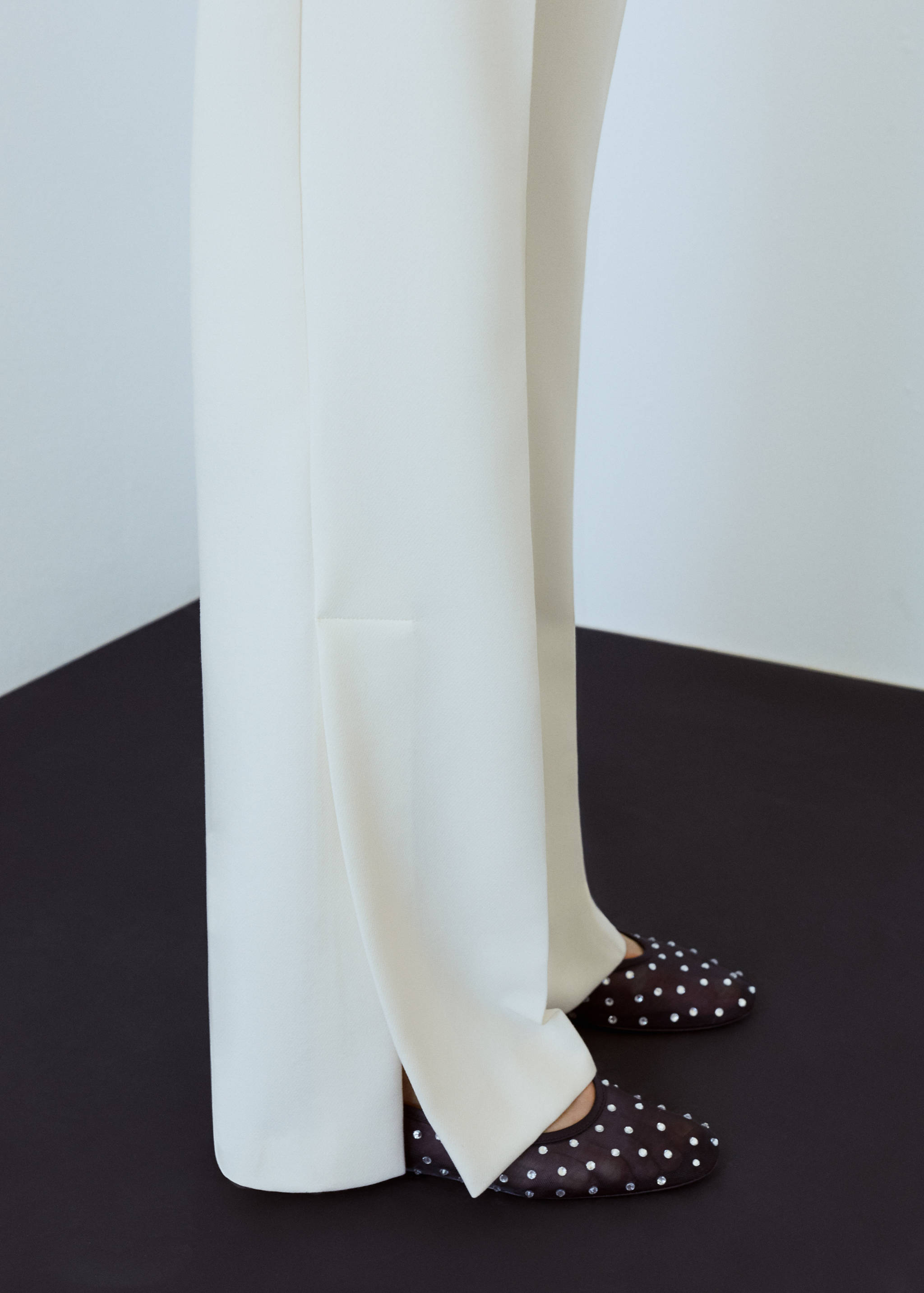 Rhinestone ballet flats - General plane