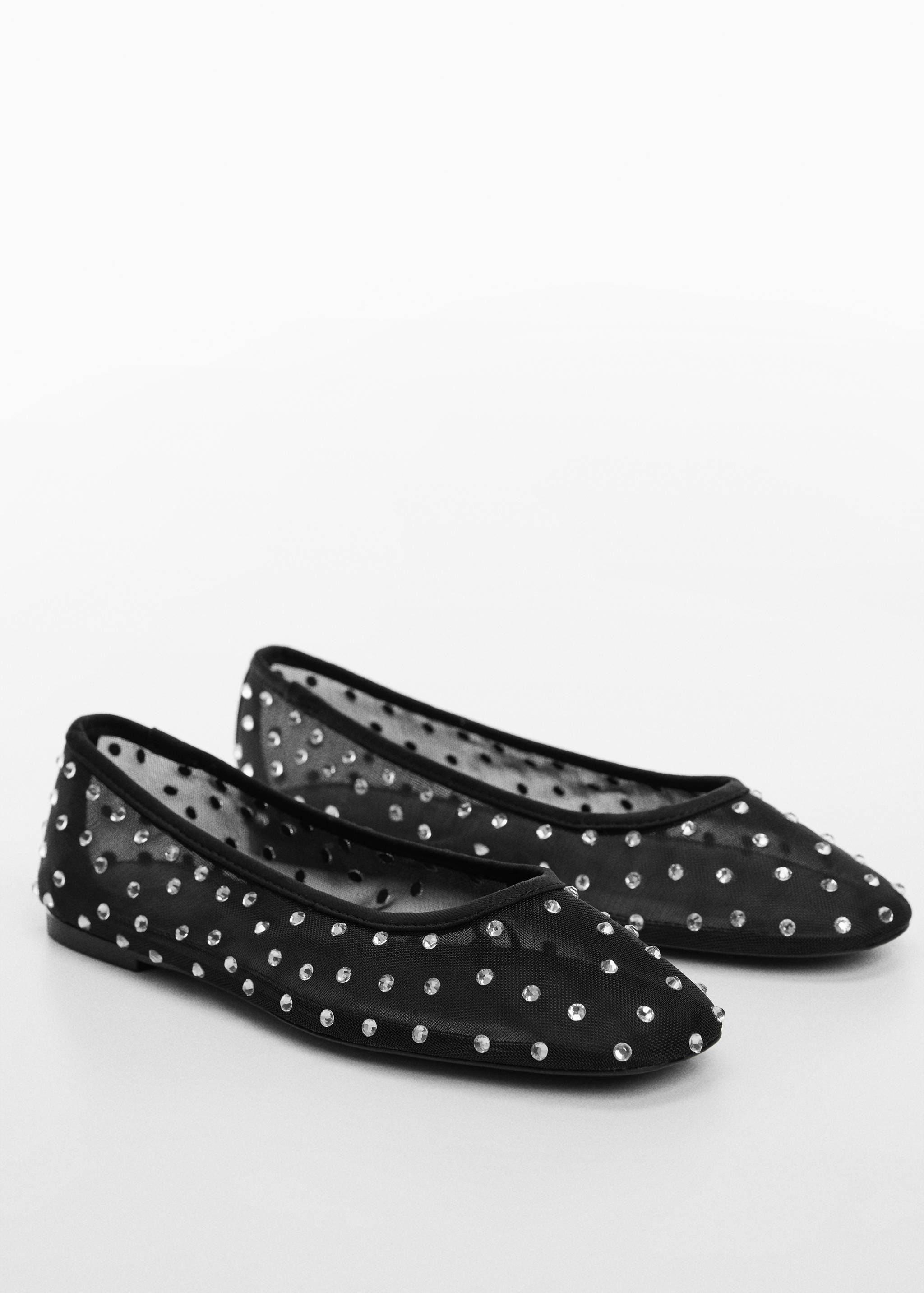Rhinestone ballet flats - Medium plane