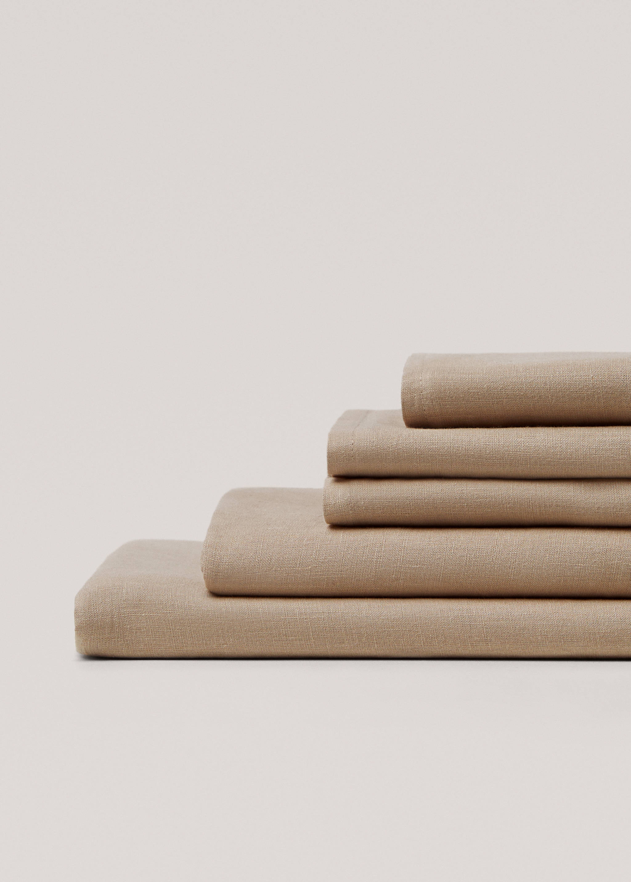 Linen top sheet for 150/160 cm bed - Details of the article 1