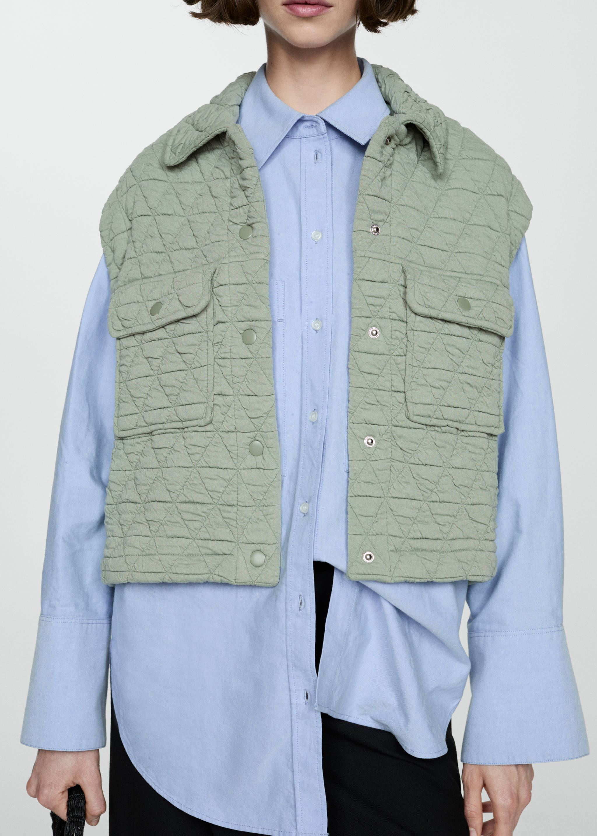 Gilet matelassé boutons - Détail de l'article 3