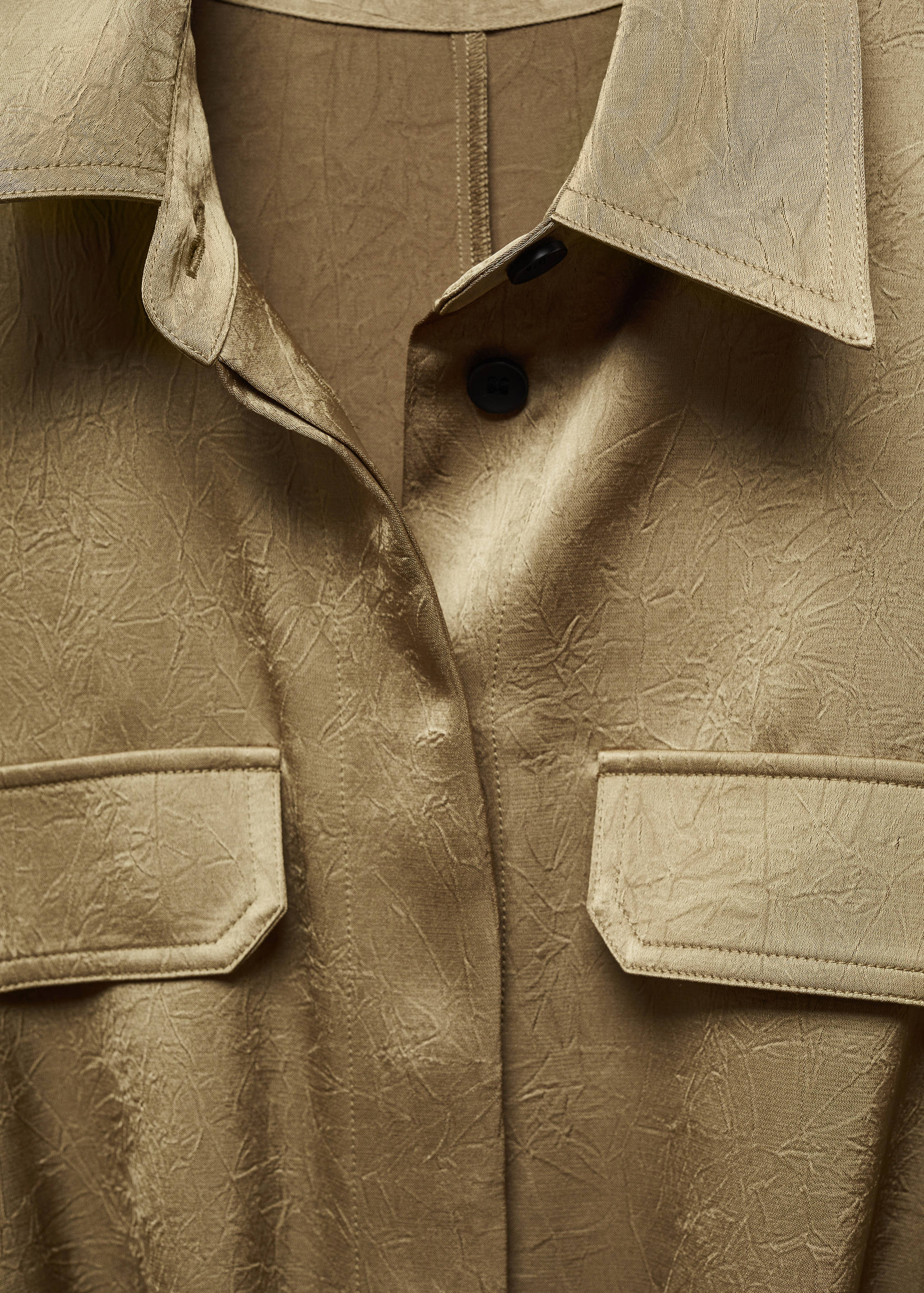 Robe chemisier satinée - Détail de l'article 8