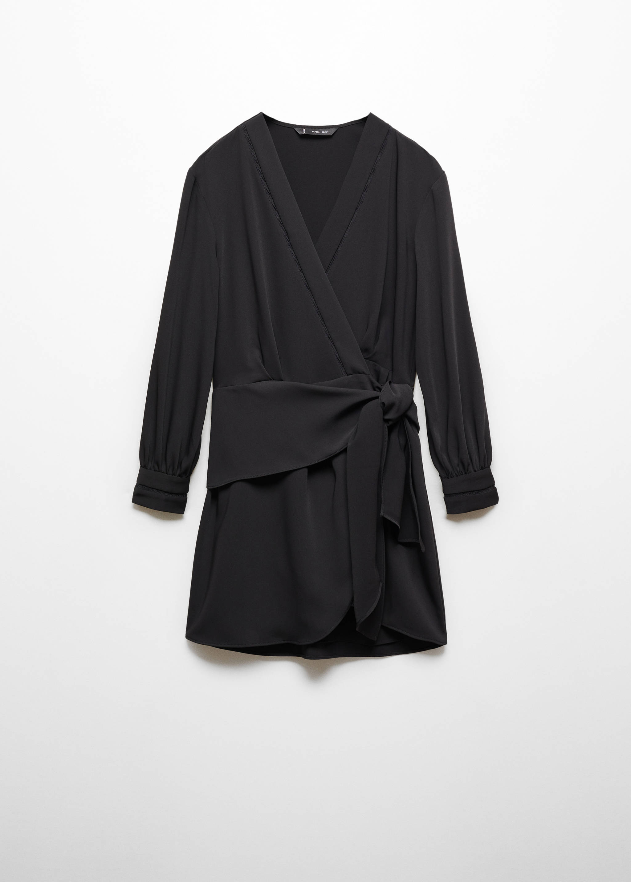 Bow wrap dress - Women | MANGO OUTLET USA