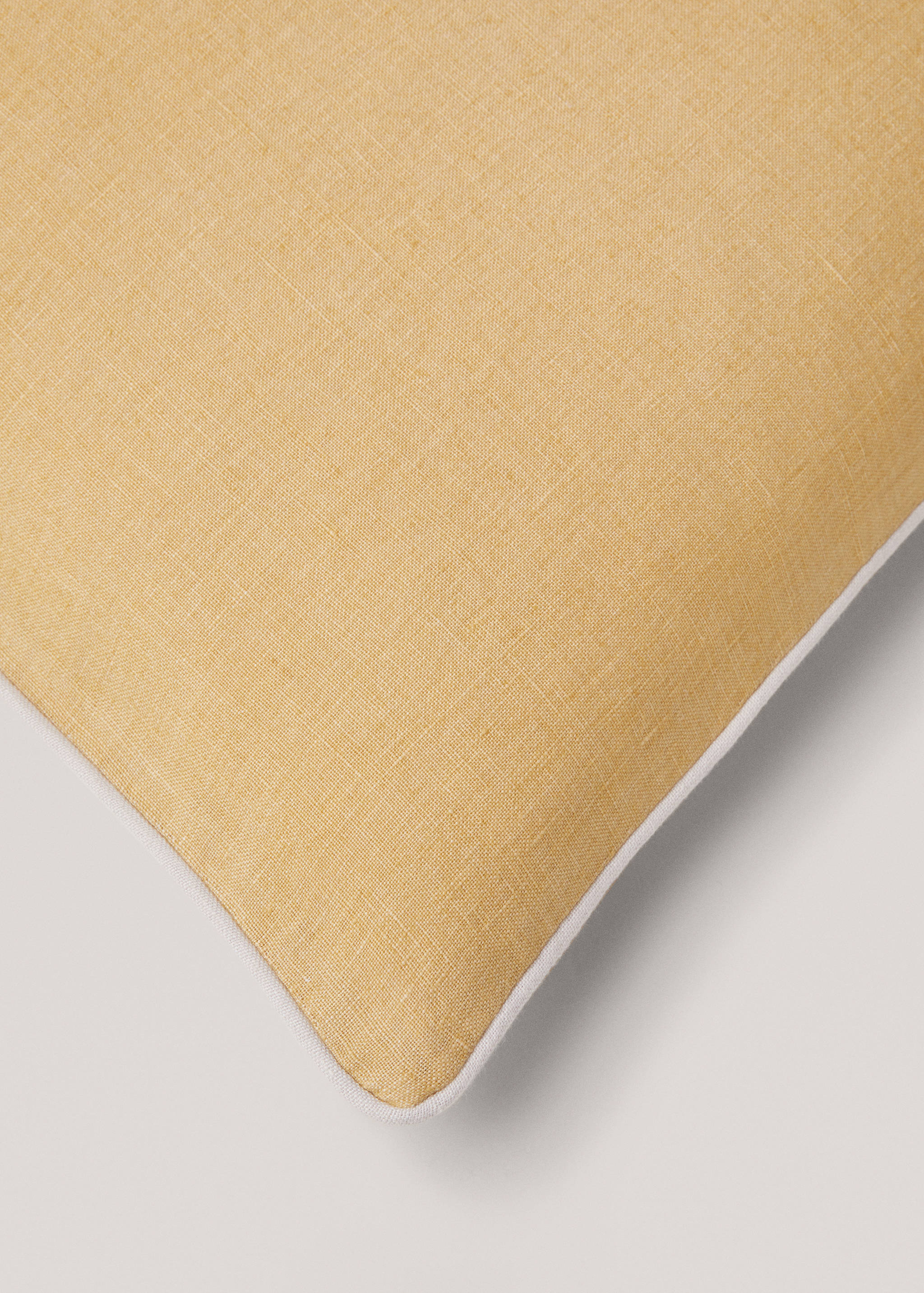 Housse de coussin 100 % lin liseré 60 x 60 cm - Détail de l'article 3